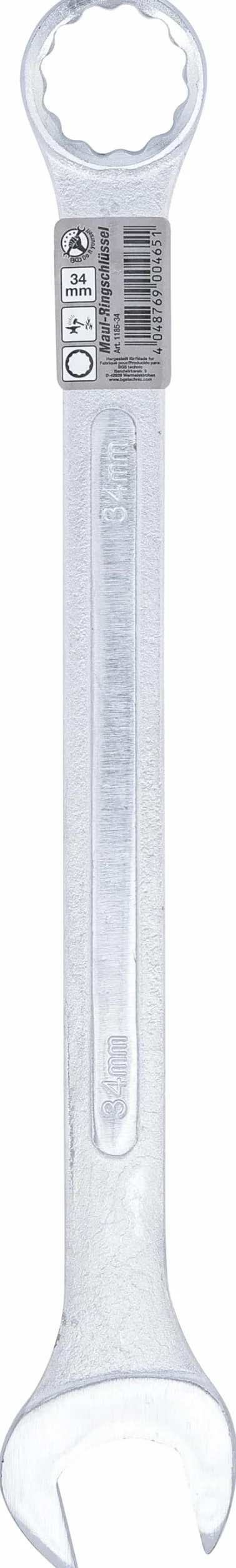 BGS Diy 1185-34 | Klucz płasko-oczkowy | 34 mm