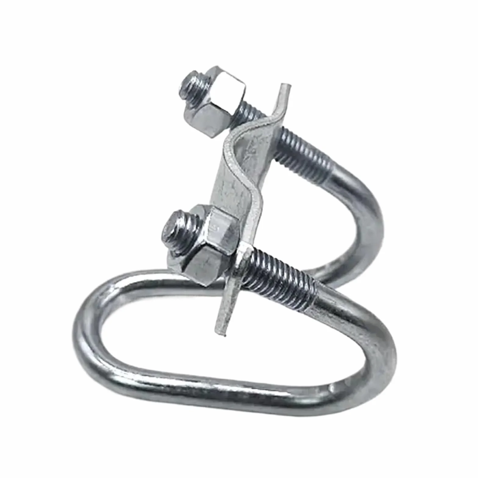 5 szt. Zacisk krzyżowy U Bolt - trwały zacisk rurowy ze stali ocynkowanej do rusztowań i połączeń węży (rozmiary M8)(M8x20x40mm)