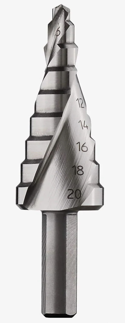 Bosch Professional 1x Wiertło stopniowane HSS (do metalu i tworzywa sztucznego, Ø 4-20 mm, długość 70,5 mm, akcesoria do wiertarek)