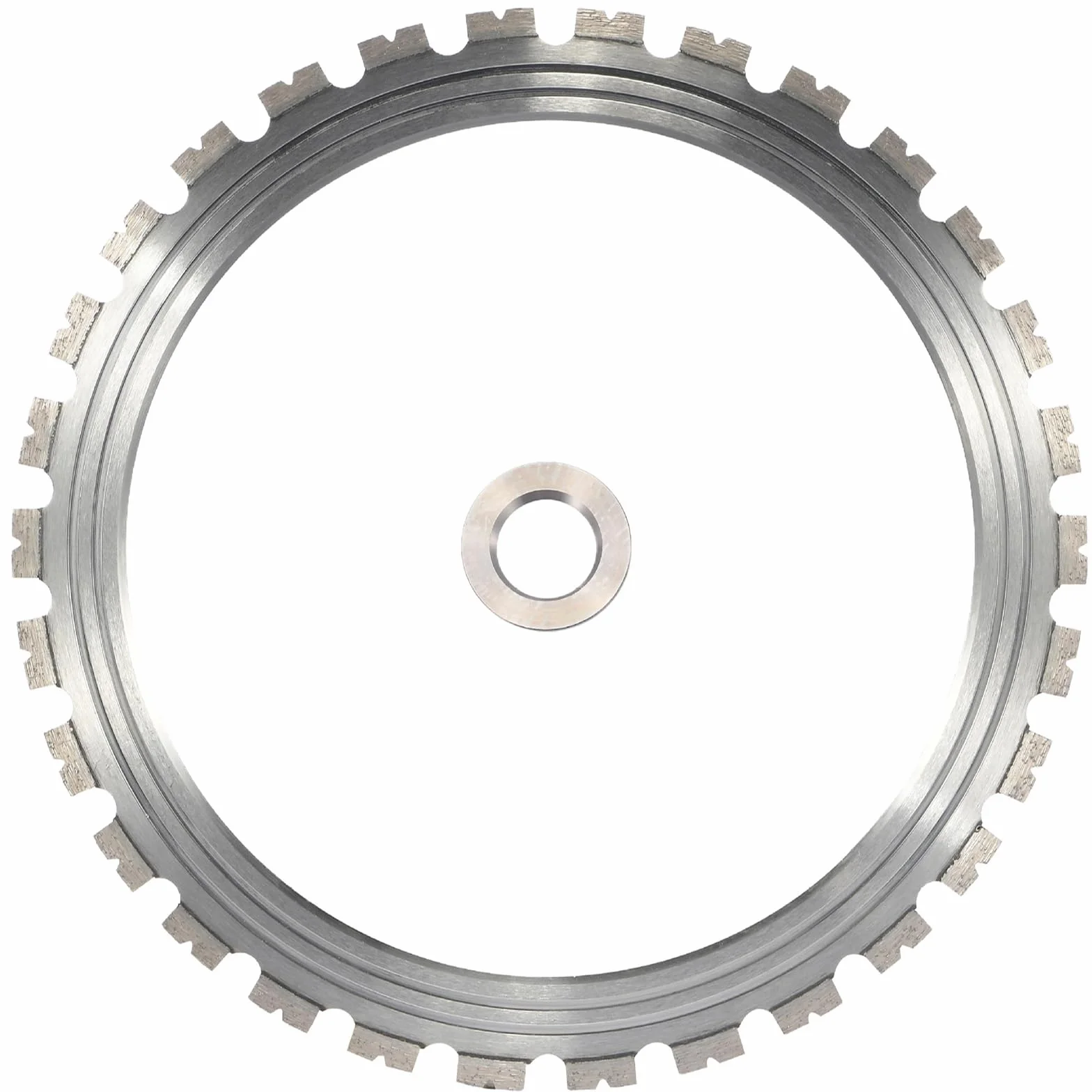 40 cm Tarcza tarczowa z kołem zębatym. Diamentowe ostrze piły tarczowej do betonu, do twardego betonu/zbrojonego, płyt prefabrykowanych i twardych kamieni, do użytku na sucho/mokro. (1 szt.)
