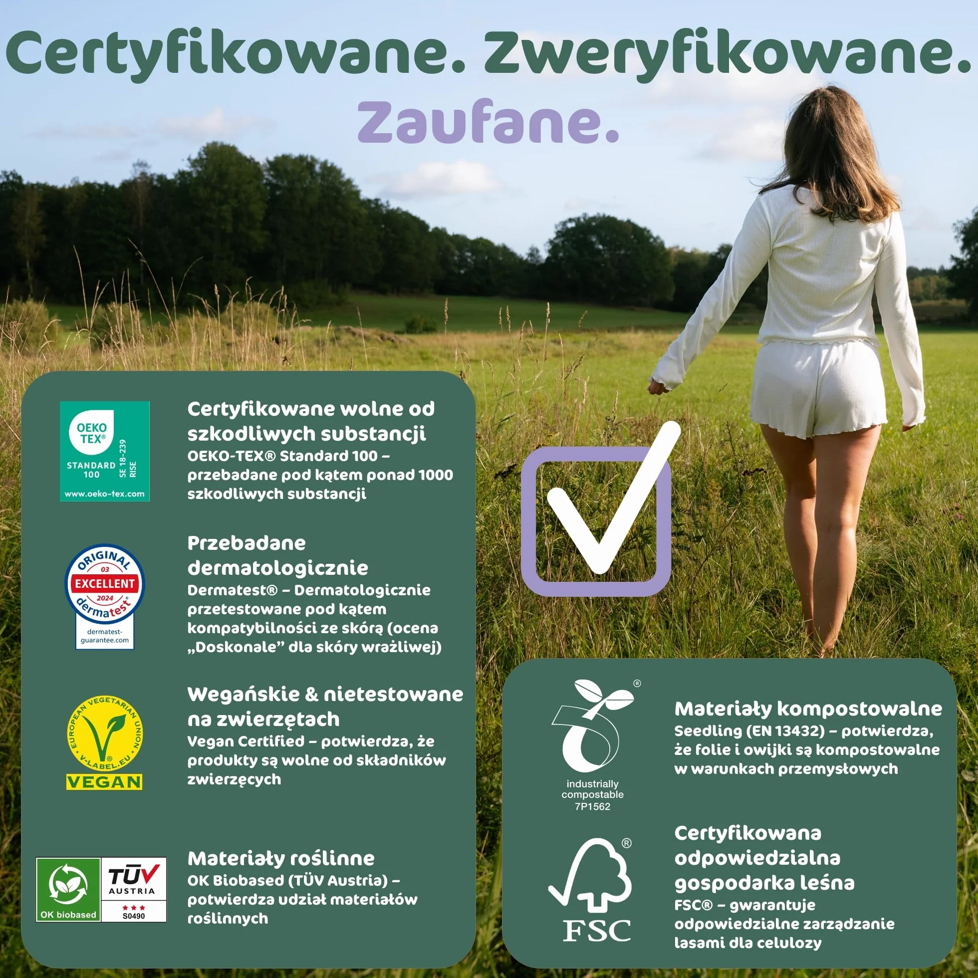Naty Podpaski Super ze skrzydełkami | 100% certyfikowana organiczna bawełna przy skórze | Certyfikowane bezpieczne dla skóry | Bez perfum, 0% konwencjonalnego plastiku | Ochrona chłonna | 12 sztuk
