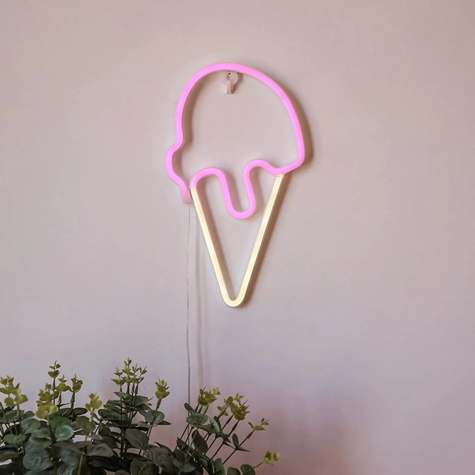 Lody LED Neon LED modelowanie światła Luminous Letters szyld panel akrylowy Neon dekoracyjne światło, 32.5x18.5cm