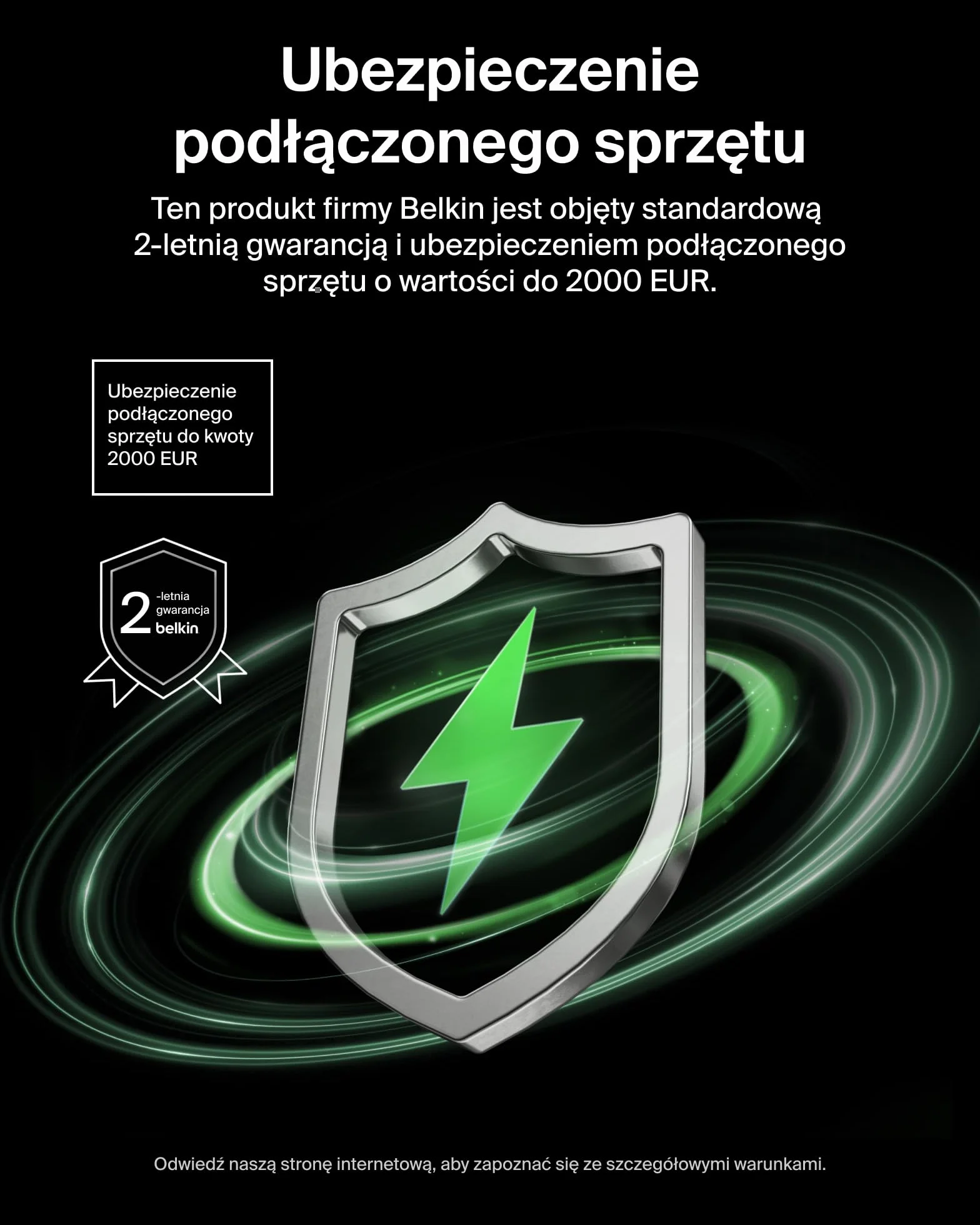 Belkin 3-Portowa ładowarka, ładowarka GaN z 2 portami USB-C i 1 portem A, Końcówki wtyczek UE/UK/US, do urządzeń MacBook, iPhone, iPad Pro, Samsung Galaxy, Google Pixel – Biała