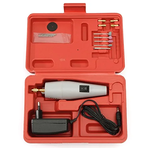 220 V Dc/Ac Mini wiertarka elektryczna DIY ręczny młynek elektryczny zestaw z zasilaczem sieciowym