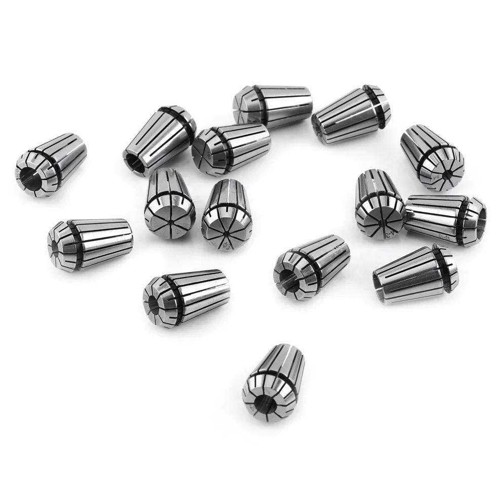 Zestaw szczypiec ER20, 15 szt. 1-13 mm zestaw szczypiec ER20, precyzyjny uchwyt zaciskowy ER20, do narzędzia tokarskiego do grawerowania CNC, akcesoriów narzędziowych