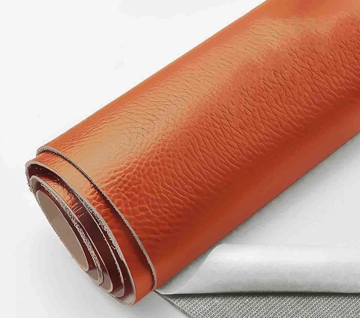 Samoprzylepna taśma naprawcza PU o grubości 0,8 mm, zestaw naprawczy z winylu PU(Orange,18x39 in)