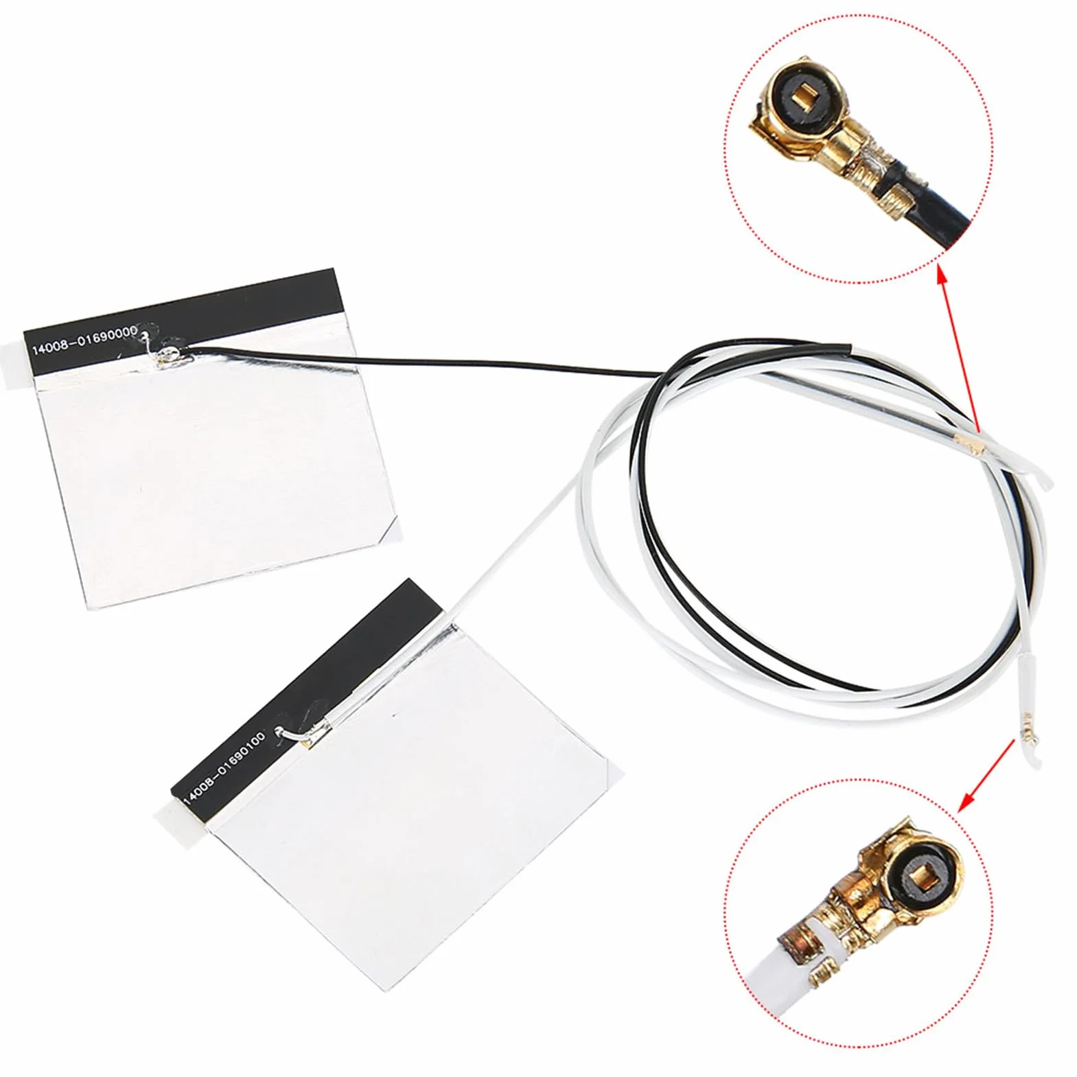 IPE X 4 Antenna Zbudowana -in NGFF/M.2 2PCS WiFi Antenna z Portem IPE X 4 2,4 / 5G dla N5321GW / 7265/31607625 /3160625