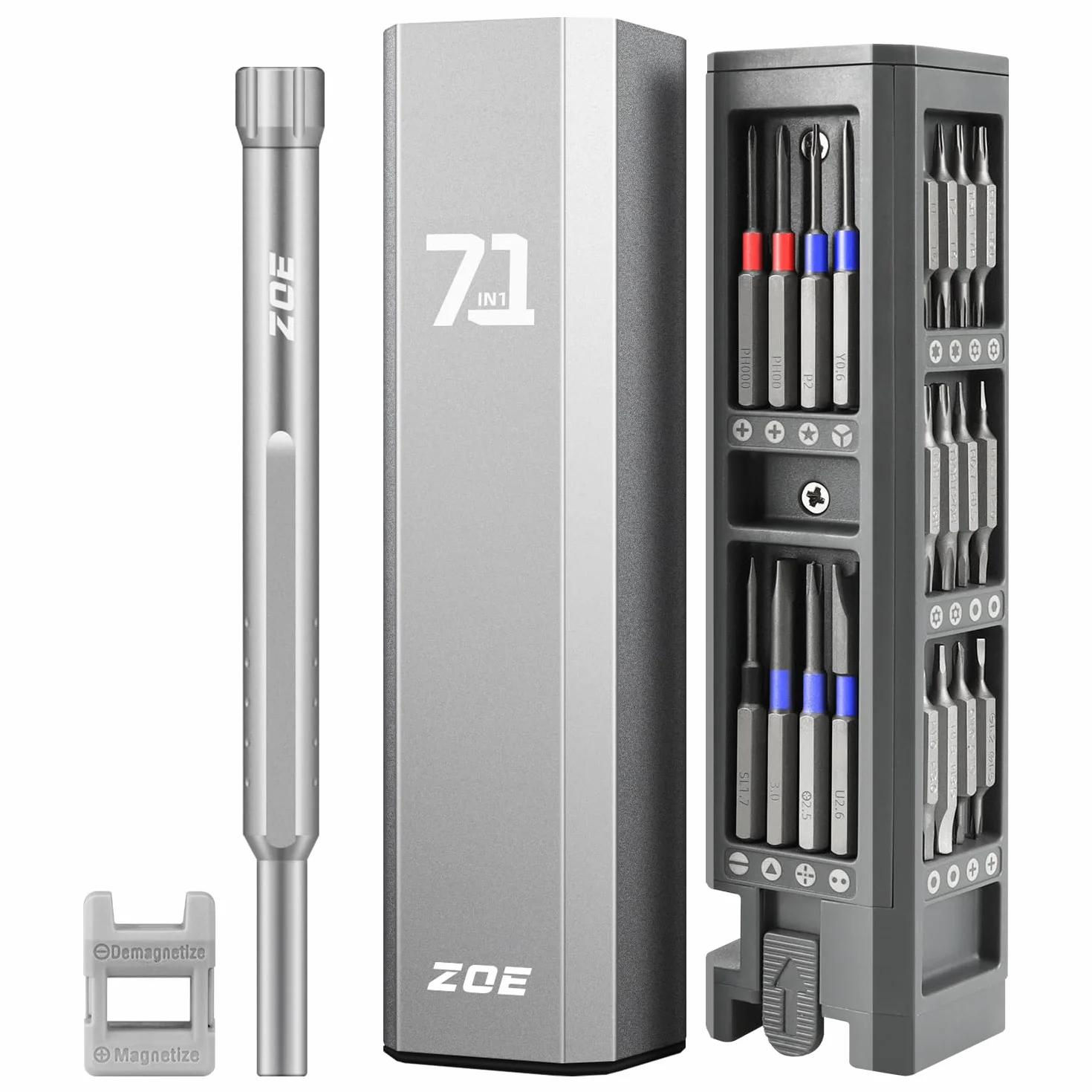 Zestaw wkrętaków precyzyjnych, 71 w 1 mały zestaw wkrętaków z etui i magnesem, mini zestaw wkrętaków magnetycznych do tabletów, komputera, telefonów, zegarków, PS4, zabawek, aparatów fotograficznych,