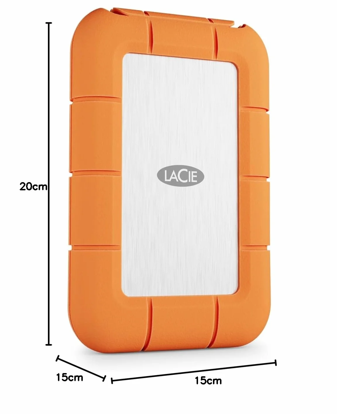 LaCie Rugged SSD4 1TB, 40Gbps USB-C, Orange, Data Rescue Service (STND1000400)