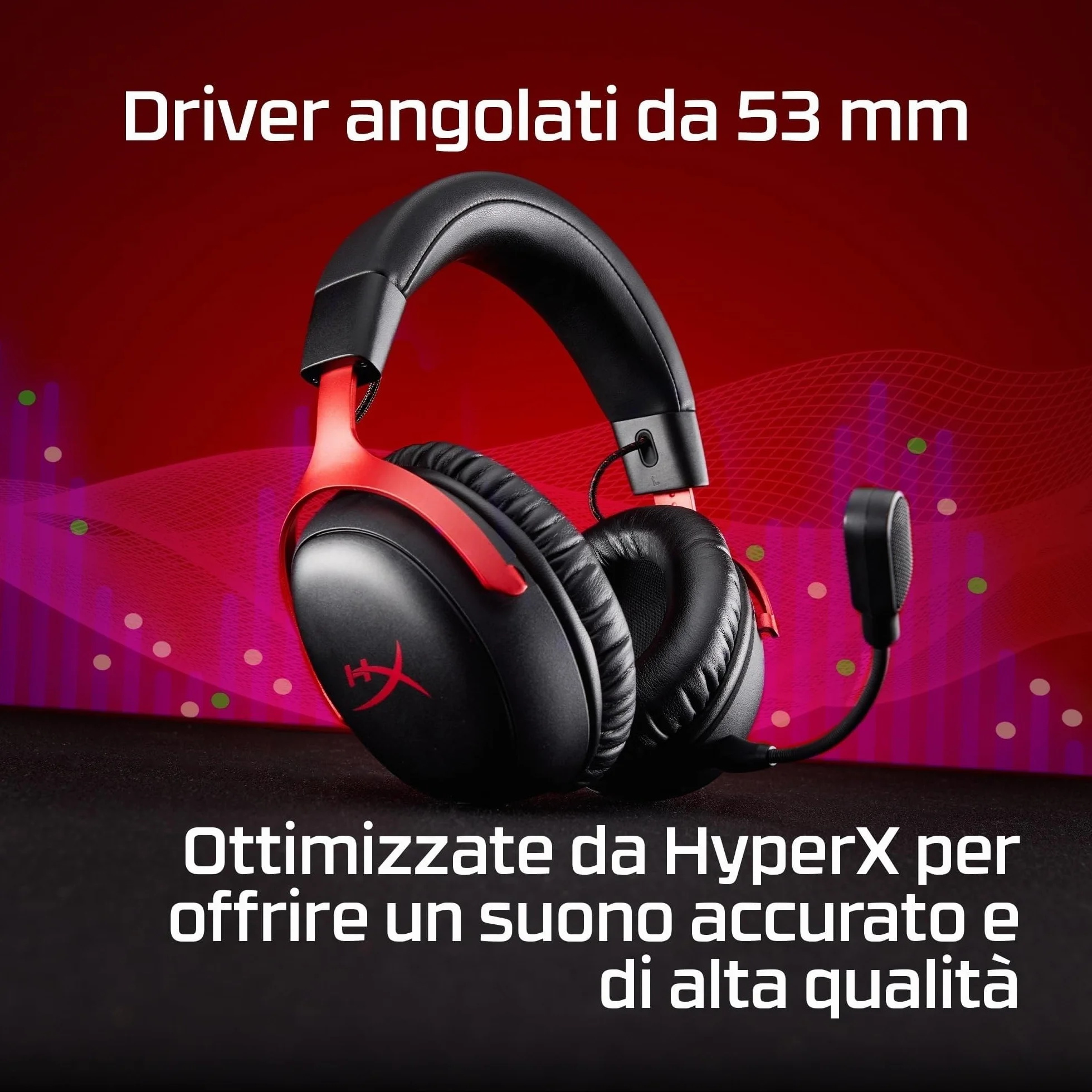 HyperX Cloud III S bezprzewodowe słuchawki do gier, Bluetooth, 2,4 GHz, PC, PS5, Xbox, sterowniki 53 mm, DTS, biały