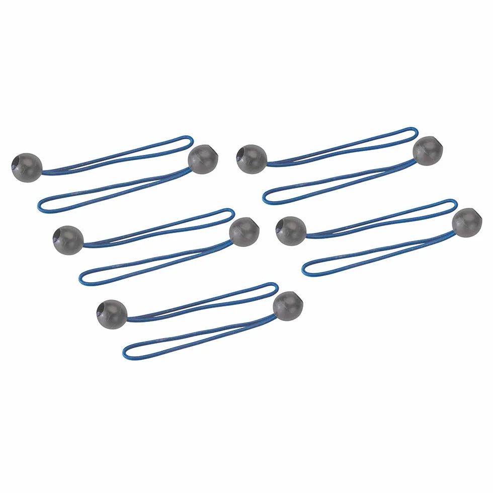 Silverline 237045 Bungee z plandeką, 10 szt., 175 mm, niebieska