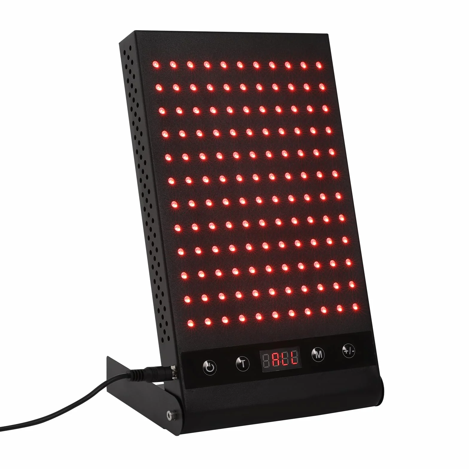 Lampy na podczerwień, czerwone światło ze stojakiem i okularami, 850 nm długość fali dalekiego światła podczerwonego, przenośna lampa 660 nm, czerwone światło do terapii, czerwone światło, panel do