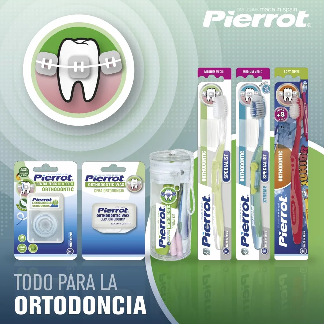 PIERROT Szczoteczka manualna 190mm Orthodontic Xtreme