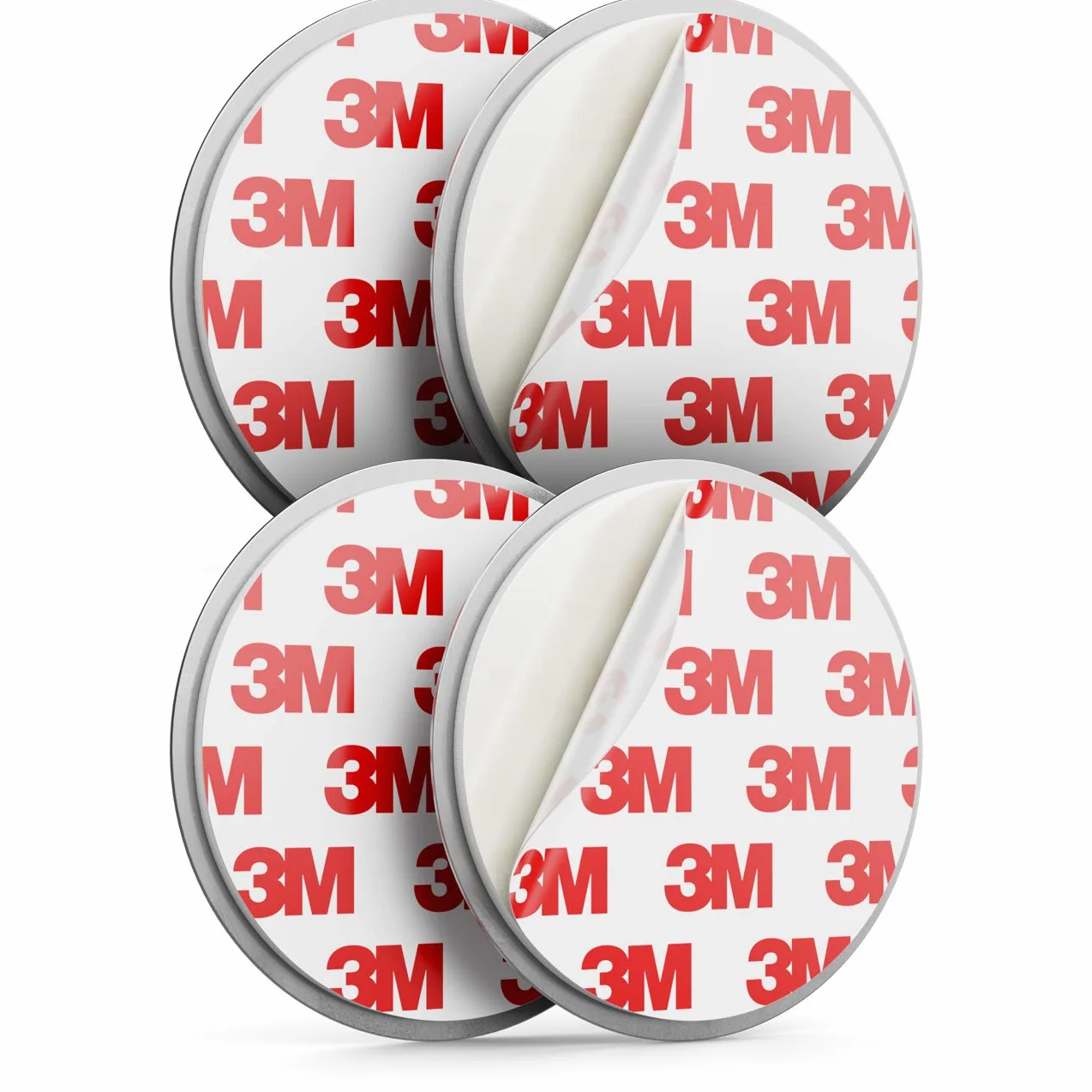 deleyCON 2x Mocowanie Magnetyczne do Czujek dymu Uchwyt Magnetyczny Alarm Przeciwpożarowy Samoprzylepny Uchwyt Magnetyczny Powierzchnia Samoprzylepna o Średnicy 50 mm