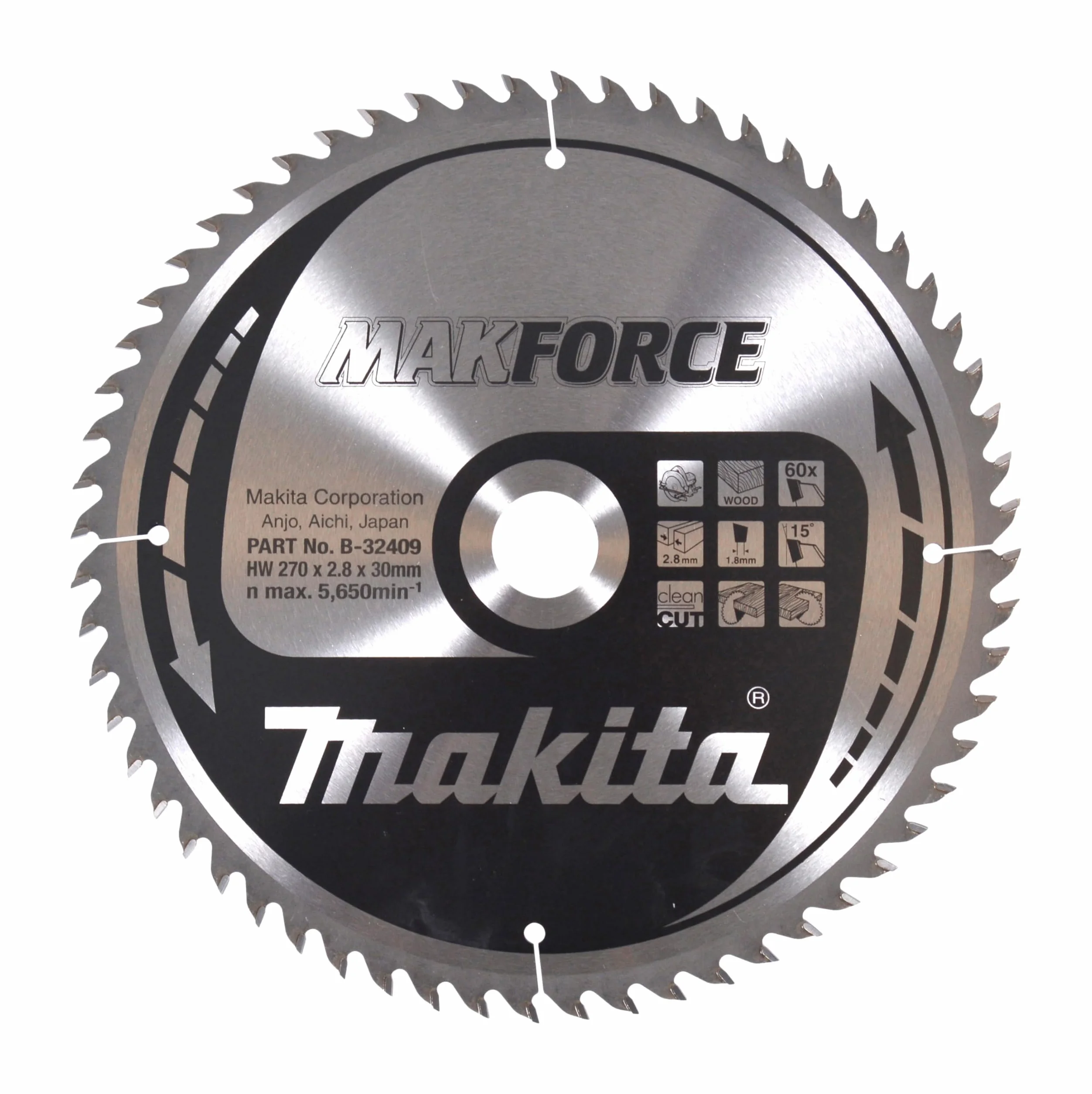 Makita B-32409 Makforce saegeb. 270 x 30 x 60 Z