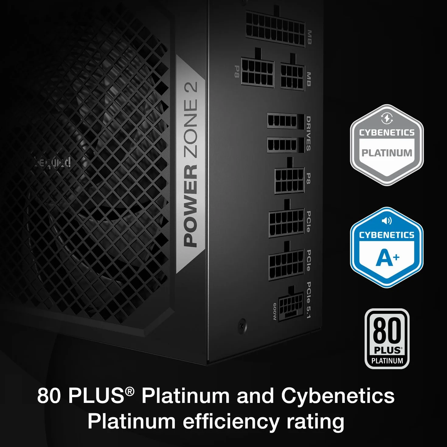 be quiet! Power Zone 2 850W 80PLUS Platinum ATX 3.1 PCIe 5.1 Zasilacz do PC