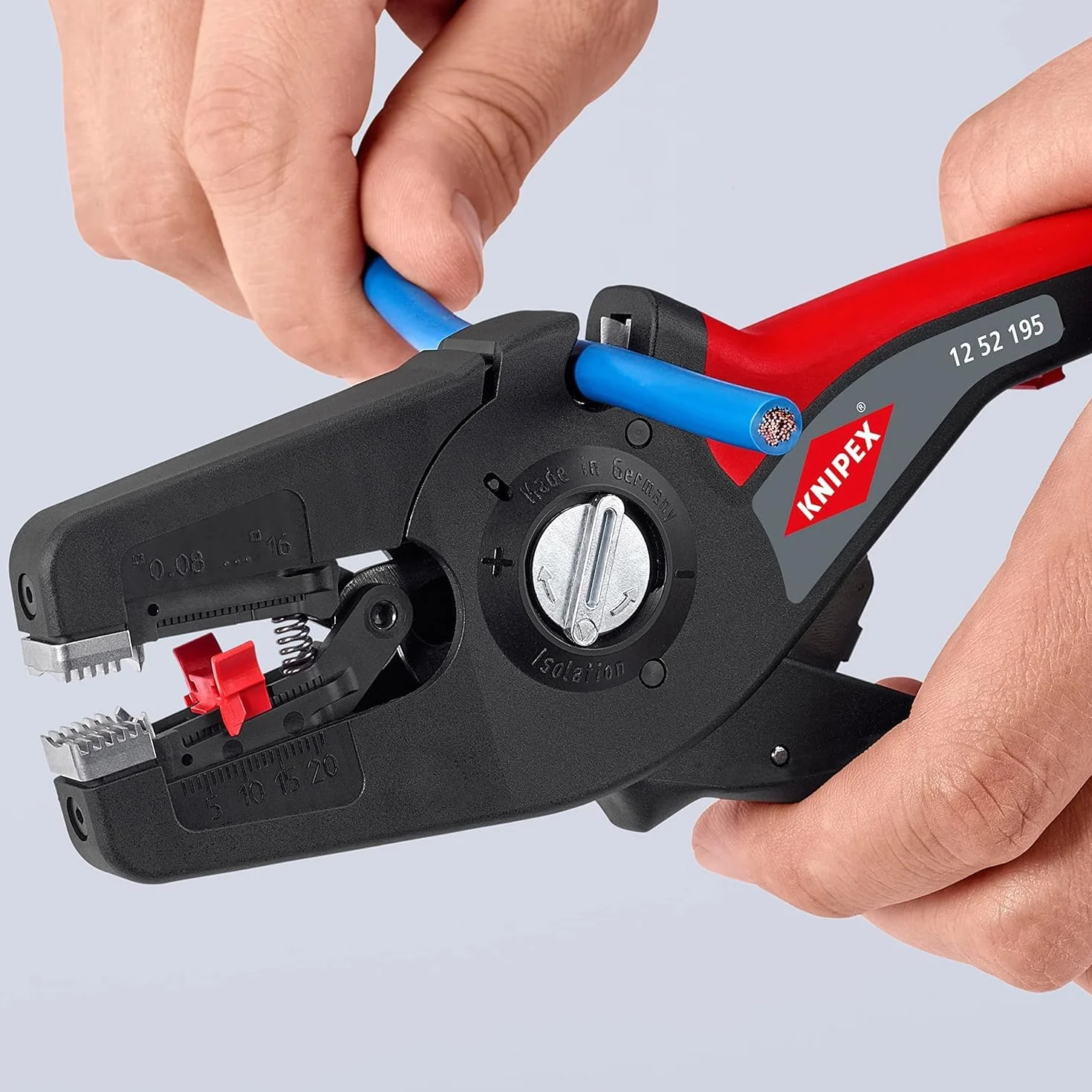 KNIPEX PreciStrip16 Szczypce automatyczne do ściągania izolacji w blister 190 mm, 12 52 195 SB