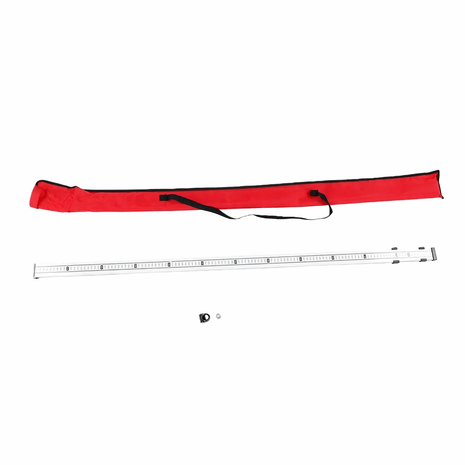 Pręt Klasy, Podwójna Skala 1180-3000 Mm | Stop aluminium, 3-sekcyjna konstrukcja teleskopowa, dwustronna skala, podziałka 1 mm, do zawieszania i redukcji błędów