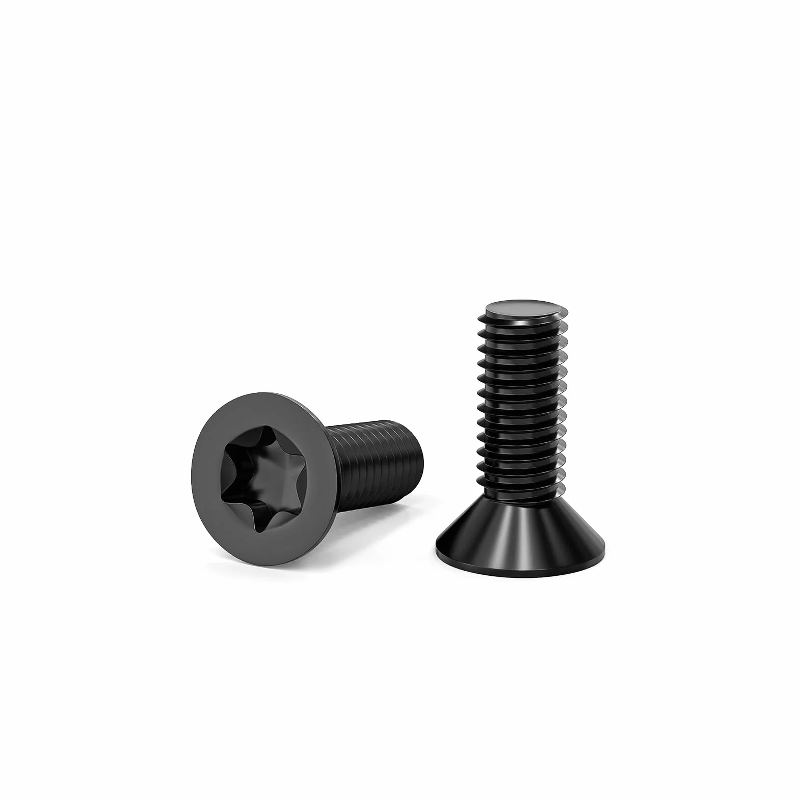 ORTAVA 100 sztuk śrub z łbem wpuszczanym M3 x 8 mm, M3 śruby z łbem wpuszczanym Torx ze stali nierdzewnej 304, śruba z łbem wpuszczanym z gniazdem sześciokątnym / Torx (ISR/TX) zgodnie z normą ISO