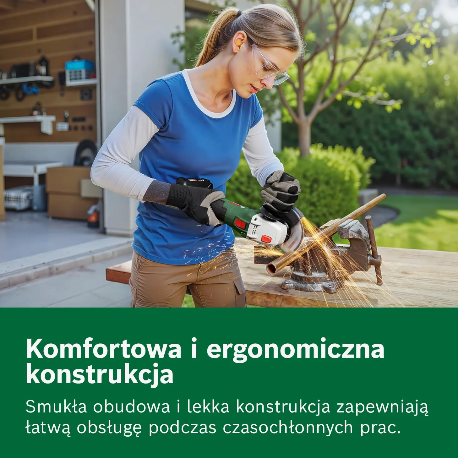 Bosch 18V System Akumulatorowa szlifierka kątowa PWS 18V-70 (do małych i średnich projektów związanych z cięciem i szlifowaniem, średnica tarczy szlifierskiej: 115 mm)