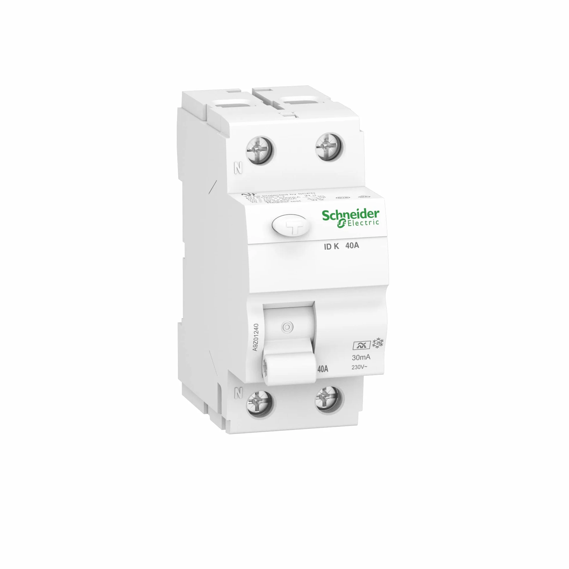 Schneider A9Z01240 wyłącznik różnicowoprądowy ID K, 2P, 40A, 30mA, typ A