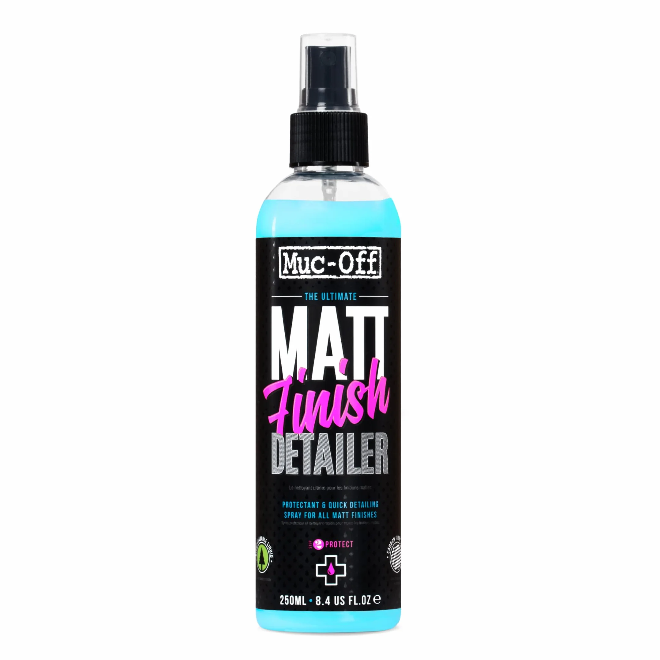 MUC-OFF Skuteczny Pistola muc-off detalle acabado mate 250 ml dla profesjonalistów i majsterkowiczów do codziennego użytku 250 ml