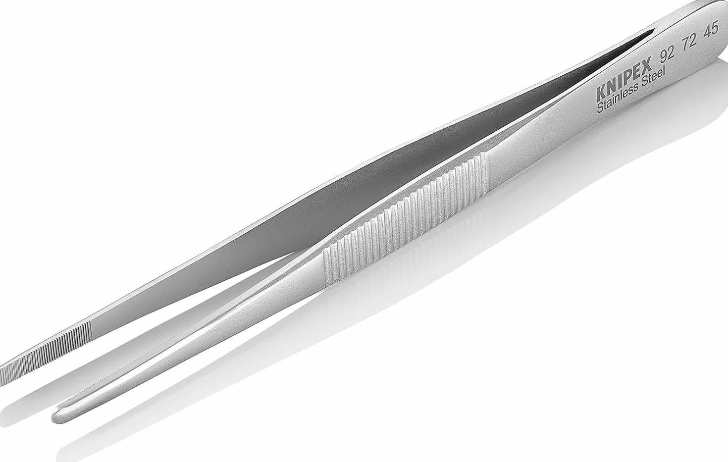 KNIPEX Pinceta uniwersalna matowe ryflowane 145 mm, 92 72 45