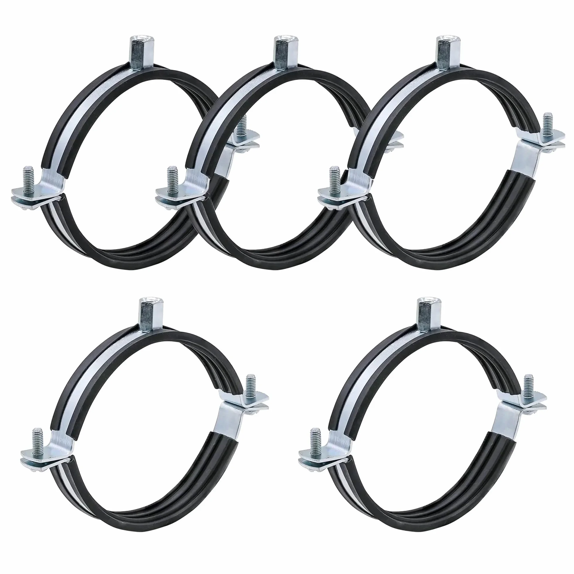 Regulowany zacisk do rur ze stali nierdzewnej | 20-160 mm dla wspornika rury: regulowany wspornik(5pcs 40mm)