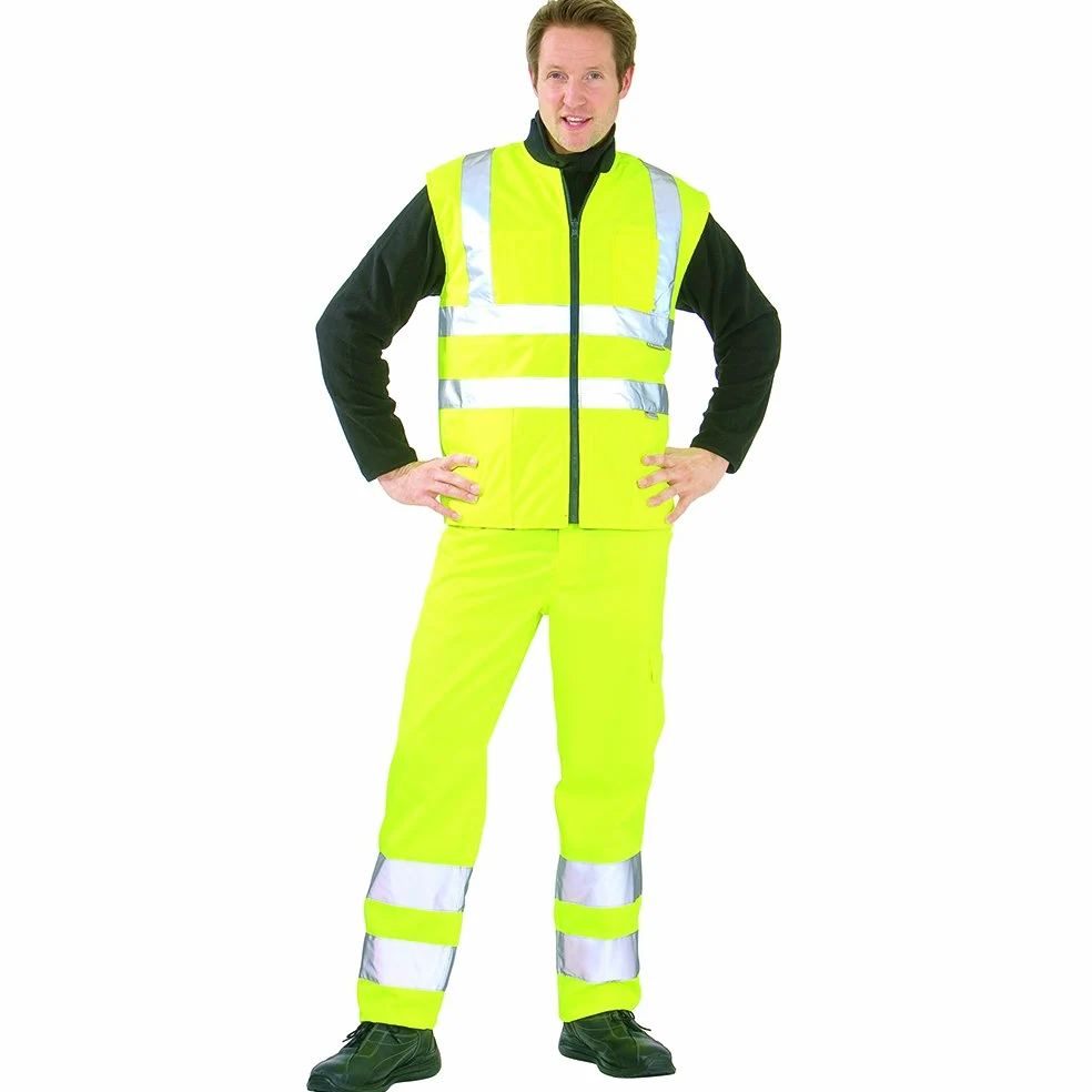 Planam Kamizelka zimowa "Ostrzeżenie", rozmiar XXXL żółta, 1 sztuka, 2072064