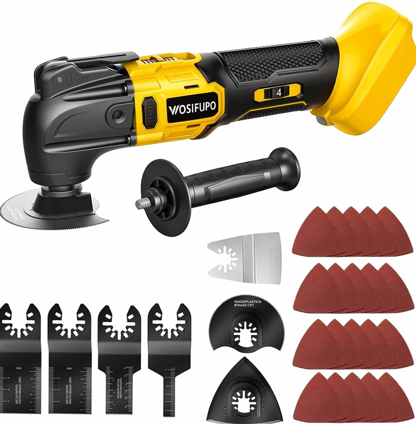 Narzędzie wielofunkcyjne, kompatybilne z akumulatorami 18 V, bezszczotkowe DIY