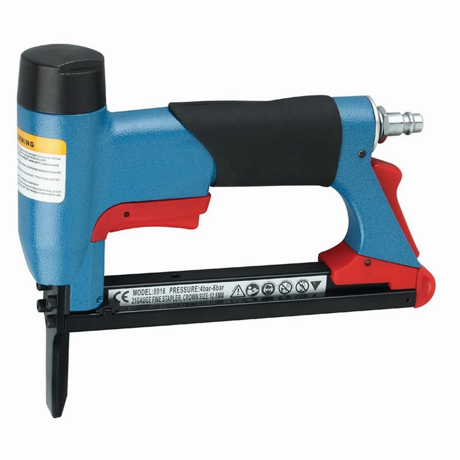 Pistolet do gwoździ, 8016LN/FS8016-B Zszywacz Pneumatyczny Z Cienkim Drutem Pistolet Typu BEA Gwoździarka Gazowa Pneumatyczna Taśma Pneumatyczna Typu U Pistolet Do Gwoździ Zszywacz(Long nose)