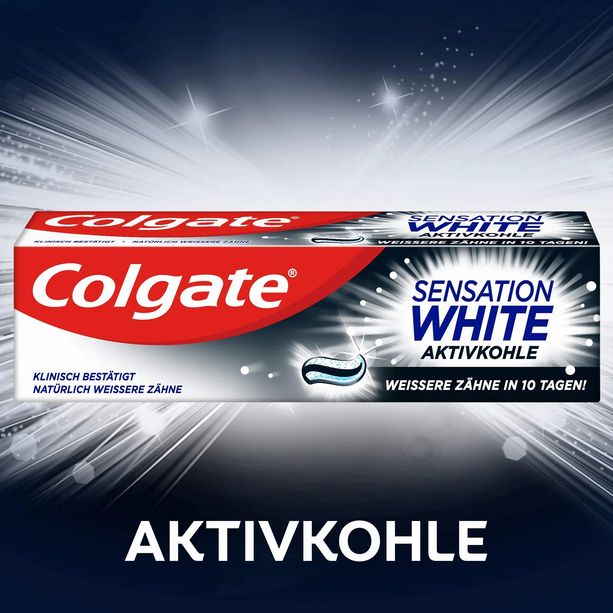 Colgate 61004077 Pasta do Zębów z Węglem Aktywnym, 75 ml