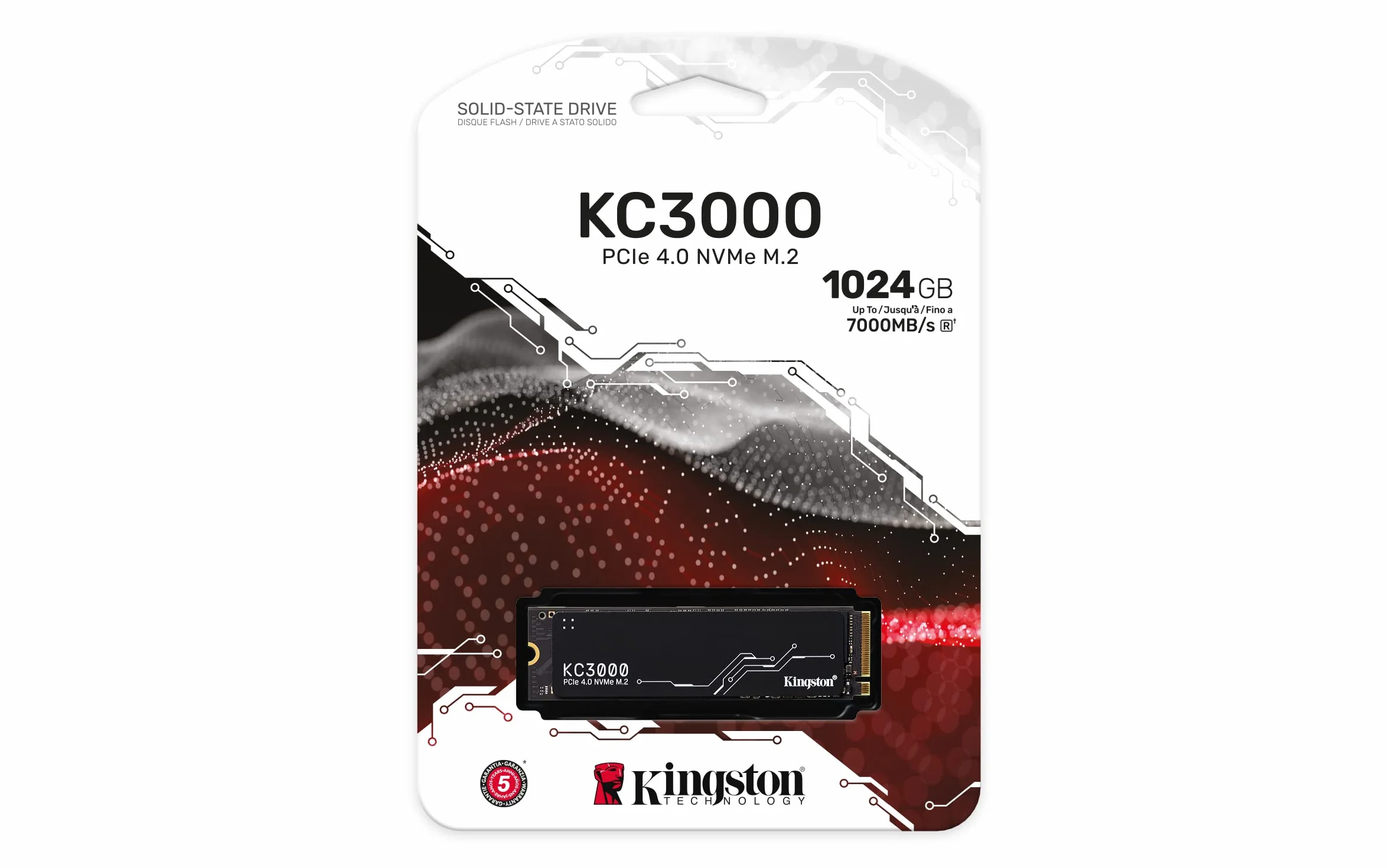 SSD Kingston KC3000 1024GB Kingston SKC3000S/1024G M.2 PCIe 4.0 NVMe