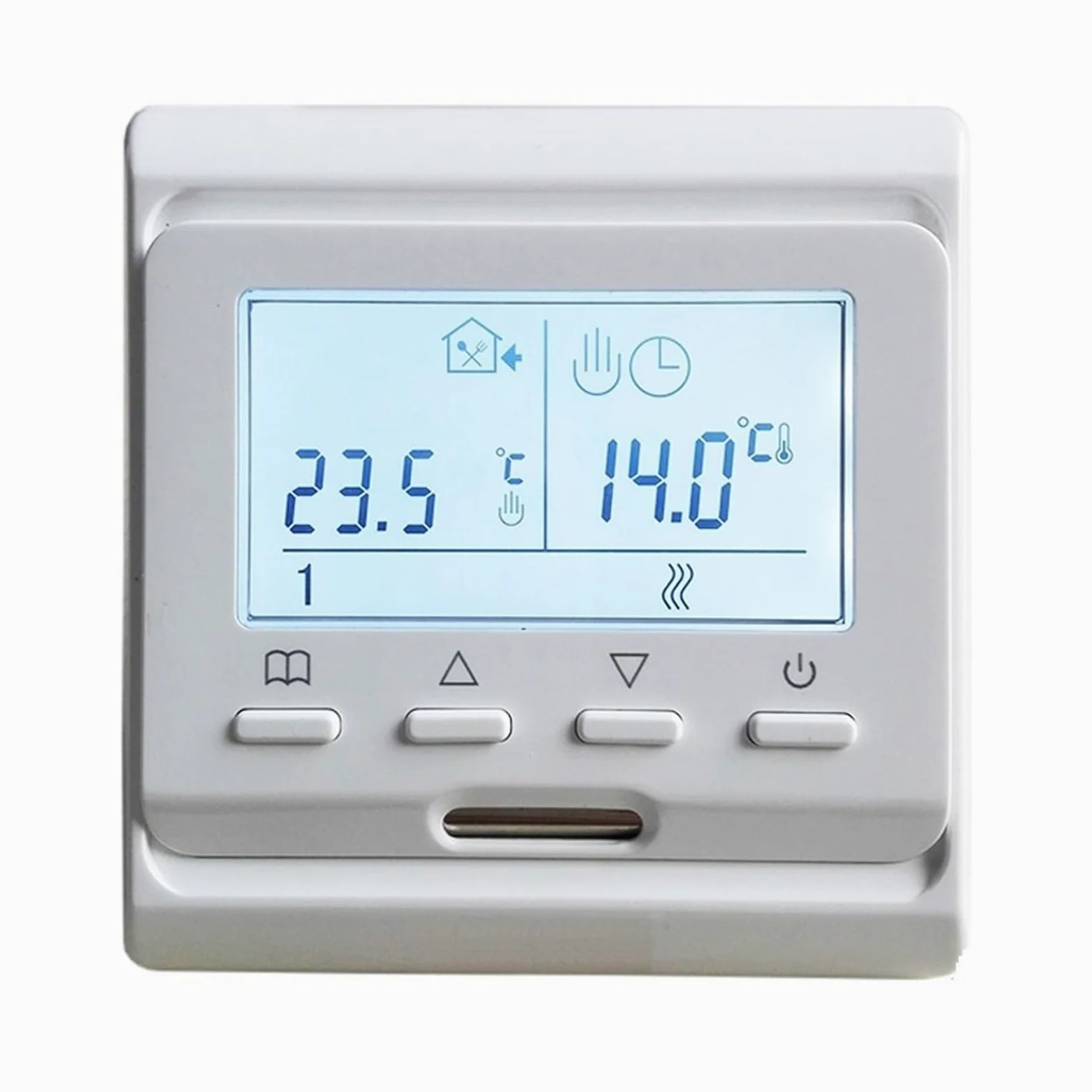 Tygodniowy programowalny elektryczny cyfrowy termostat pokojowy do ogrzewania podłogowego Kontroler ciepłej podłogi (1 szt.) Informacja O ZgodnośCi(Boiler water wifi)