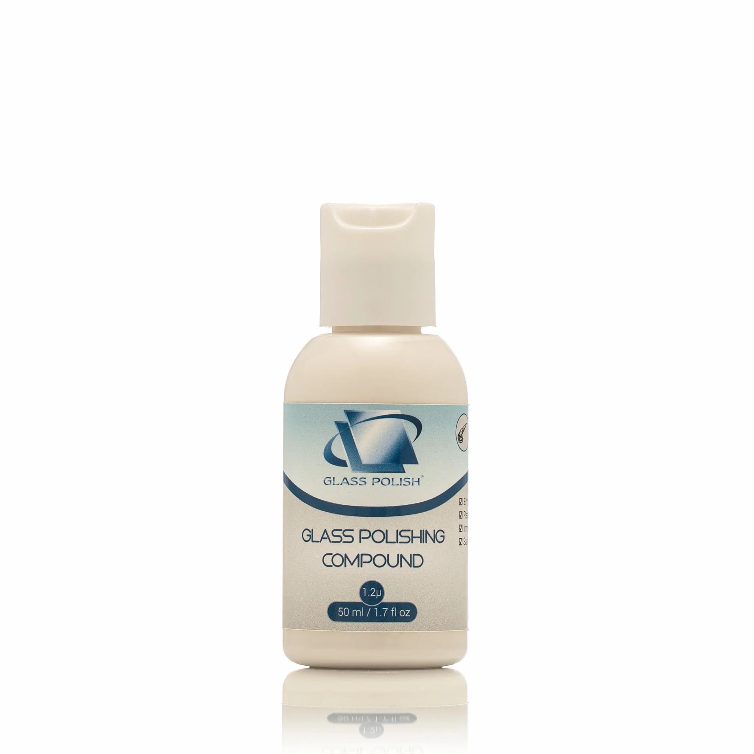 Glass Polish 48.2 g (50 ml) Mieszanka tlenku ceru do polerowania szkła do profesjonalnego optycznego polerowania wszystkich powierzchni szklanych - 1,2 mikrona - GP14003