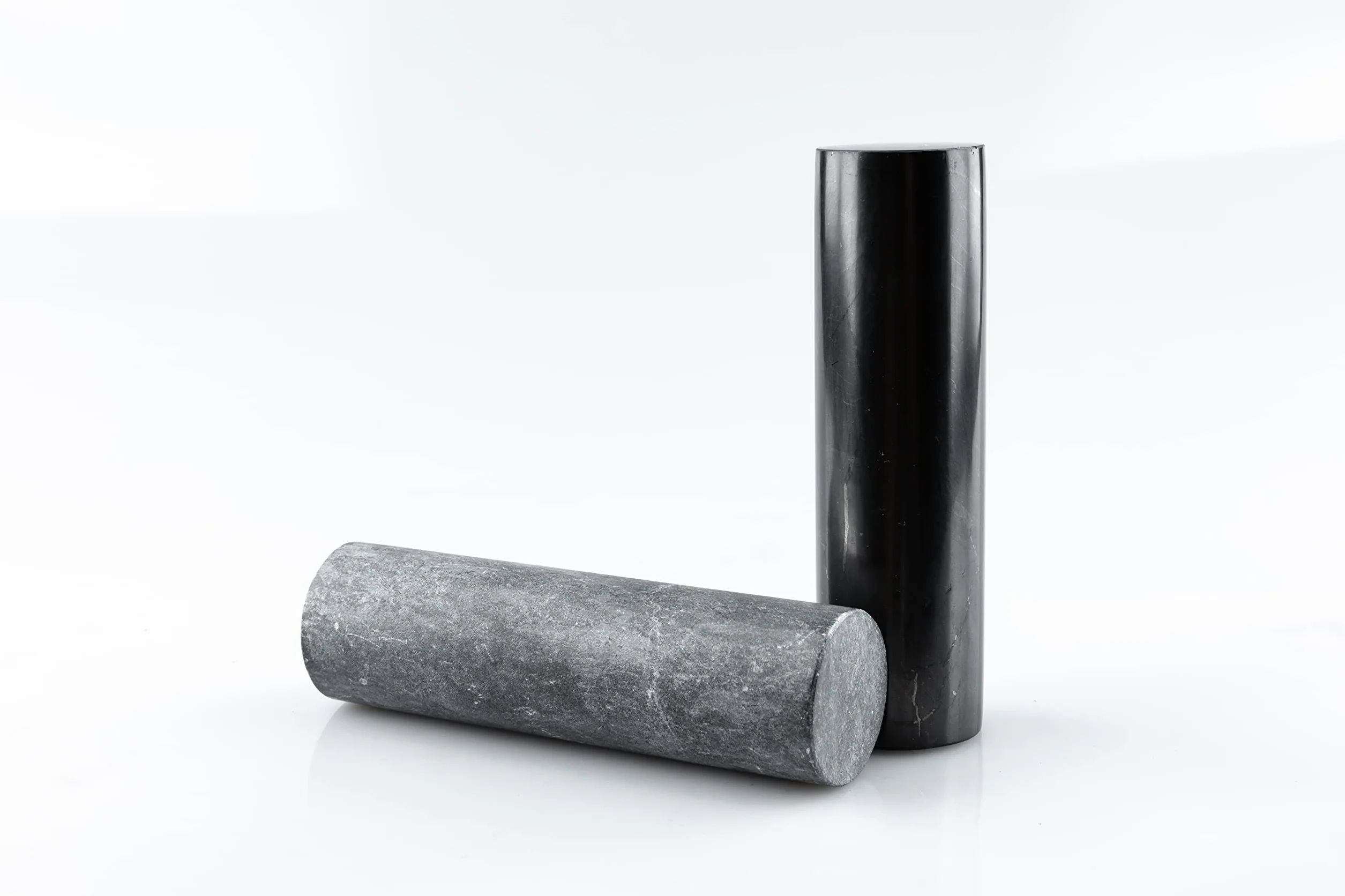 KASHU Kamień szlachetny szungit bezpośrednio z Karelii: harmonizatory cylinder szungit i chlorek talku 10 x 3