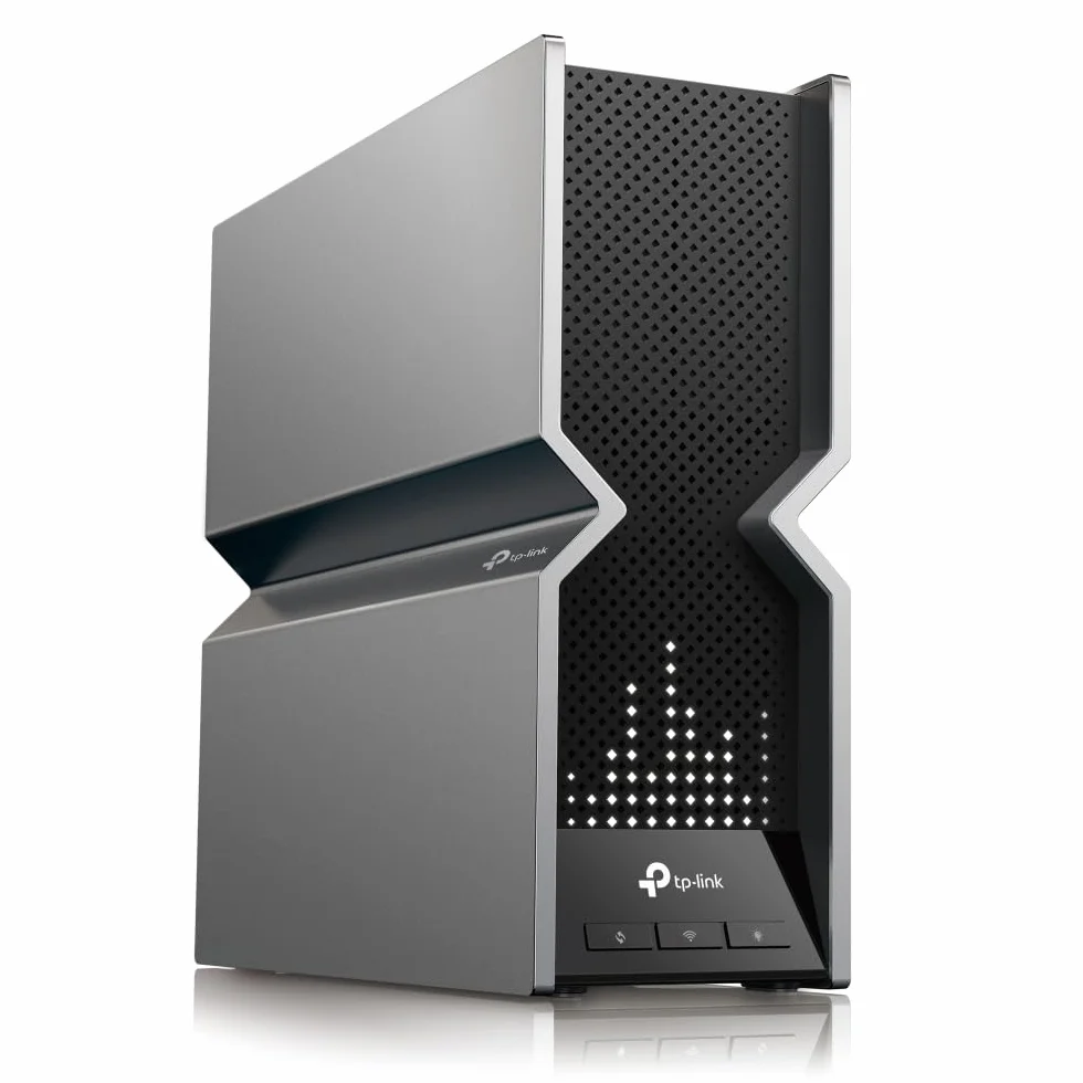 TP‑Link Archer BE800 Router, Tri‑Band Wi‑Fi 7 BE19000, 2×10 Gb/s + 4×2,5 Gb/s, USB 3.0, 8 anten, MLO, 320 MHz, EasyMesh, HomeShield