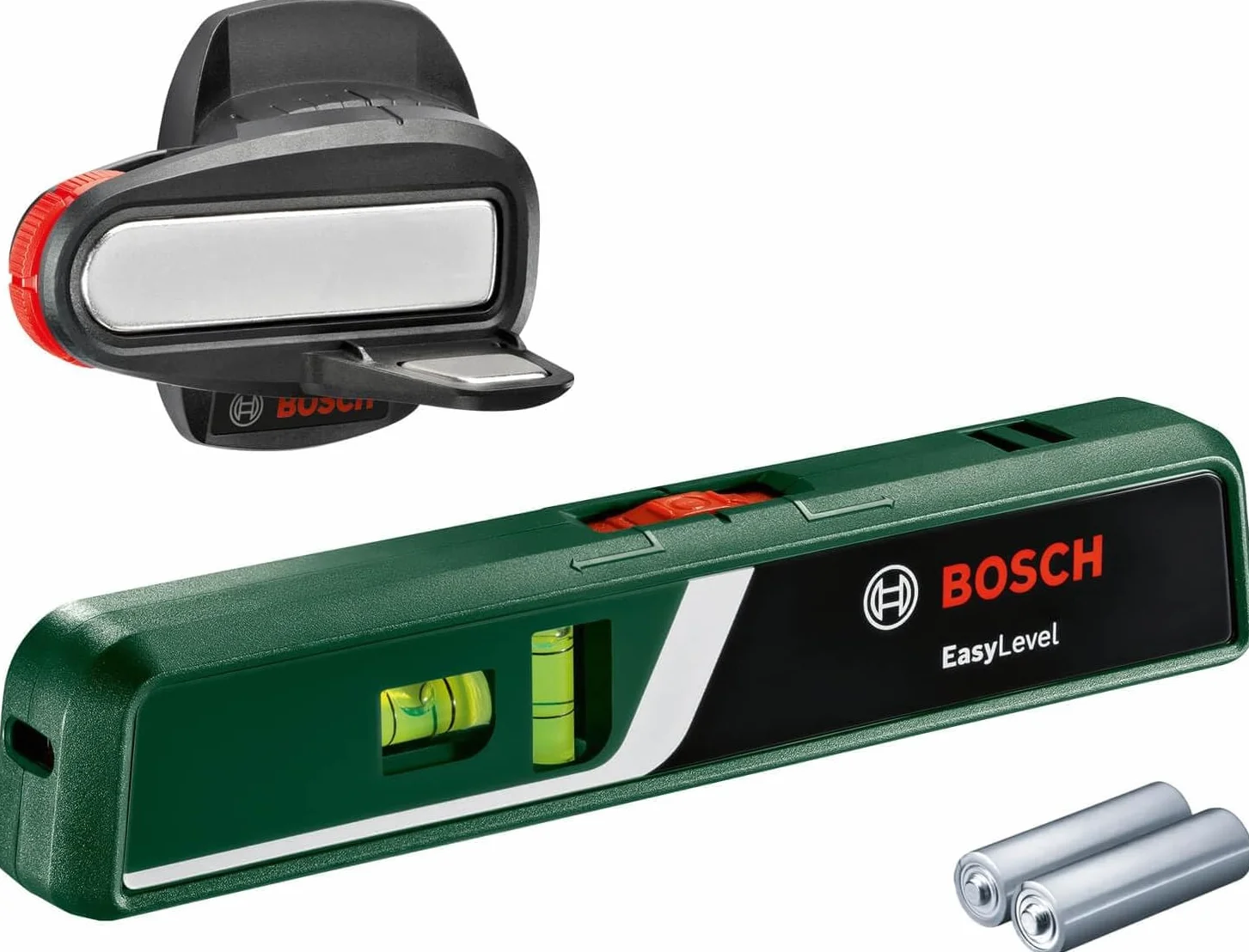 Bosch Home And Garden Poziomica Laserowa Easylevel z Uchwytem Ściennym (Linia Laserowa do Elastycznego Wyrównywania Elementów na Ścianach i Punkt Laserowy do Przenoszenia Wysokości)