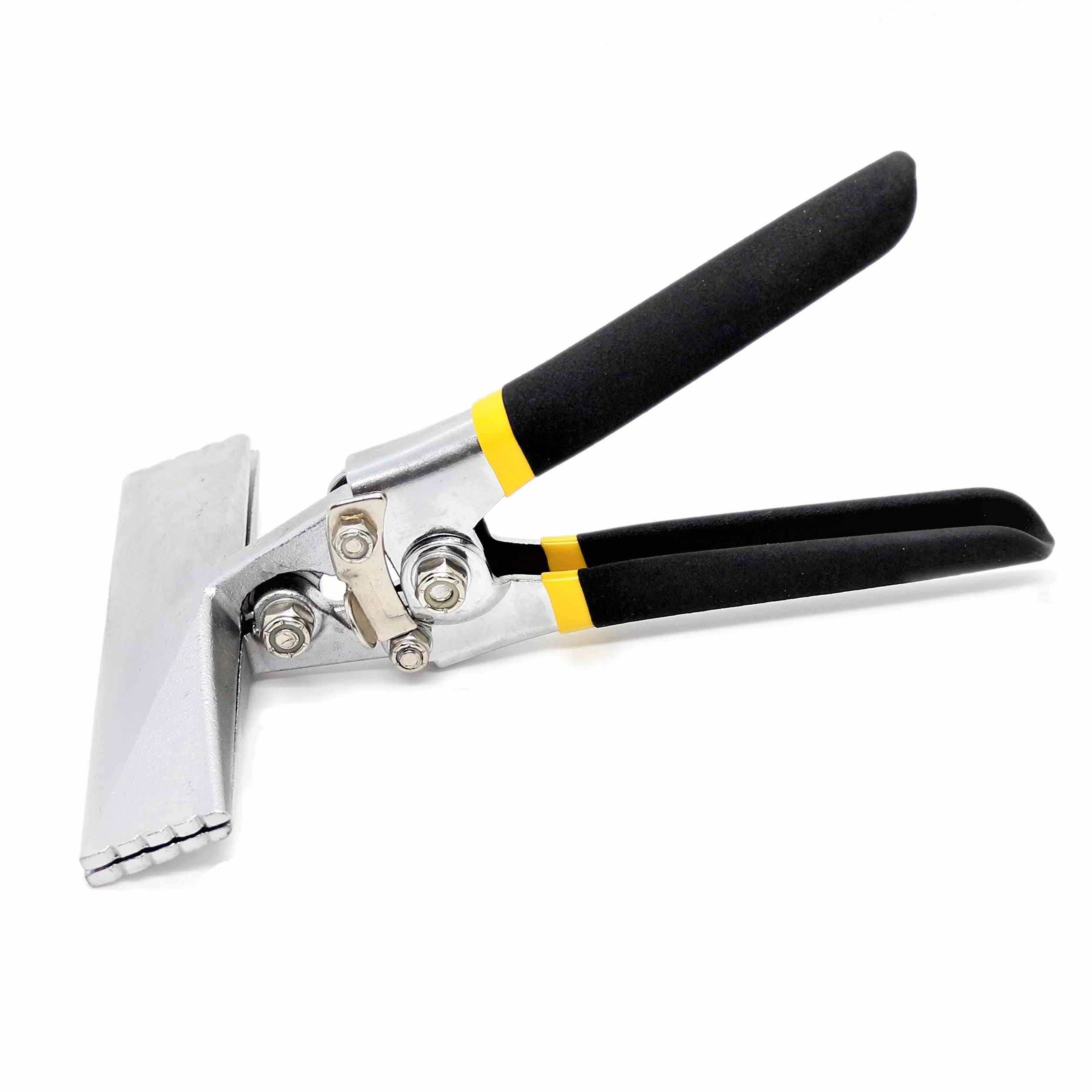 KATSU 417173 zszywacz ręczny do blachy 15 cm, wielofunkcyjne proste szczypce do gięcia blachy, narzędzie do gięcia ręcznego, z antypoślizgowym uchwytem, 417173