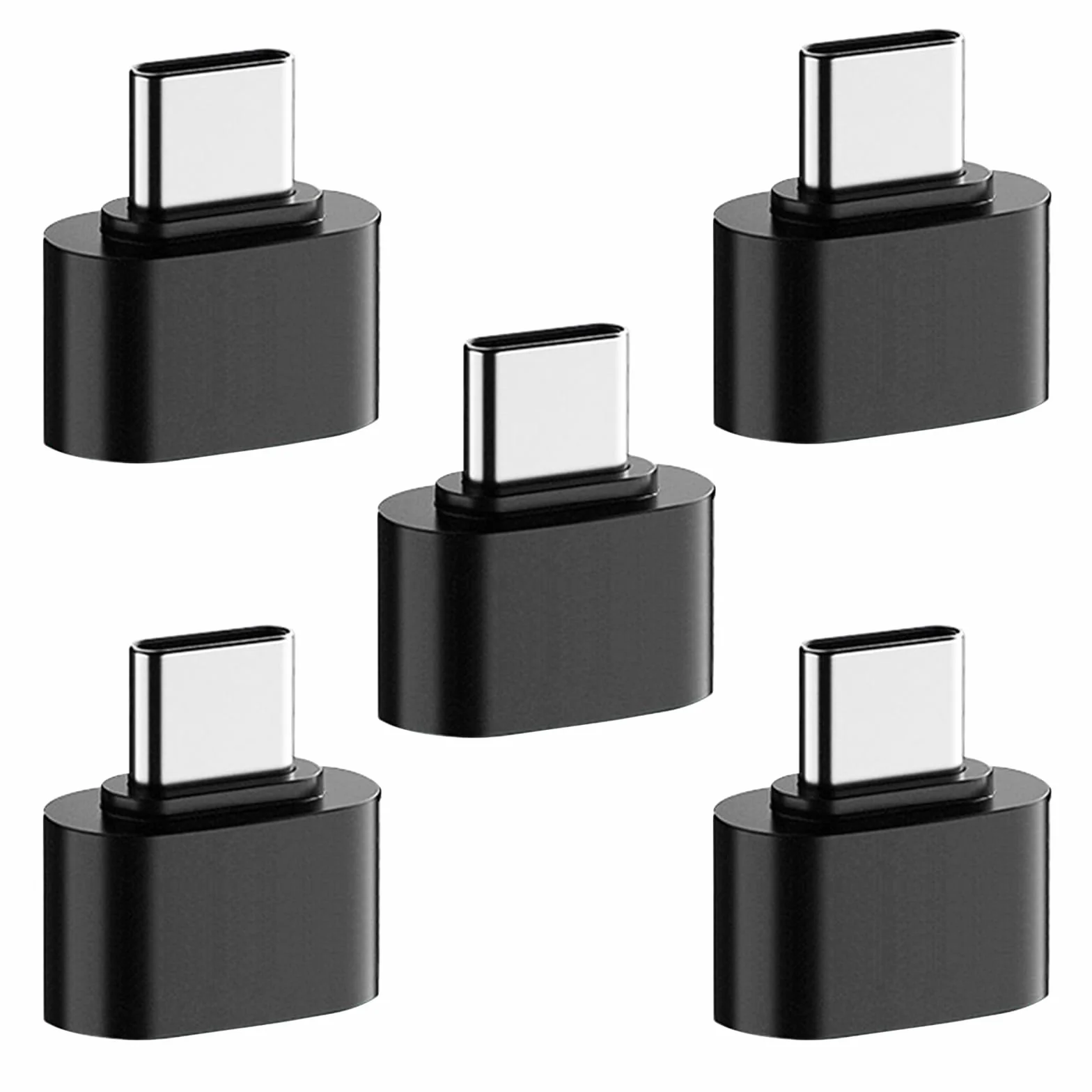 Adapter USB C na USB OTG (5 sztuk), adapter typu C na USB A 3.0, kompatybilny z MacBook, telefonem komórkowym i urządzeniami typu C