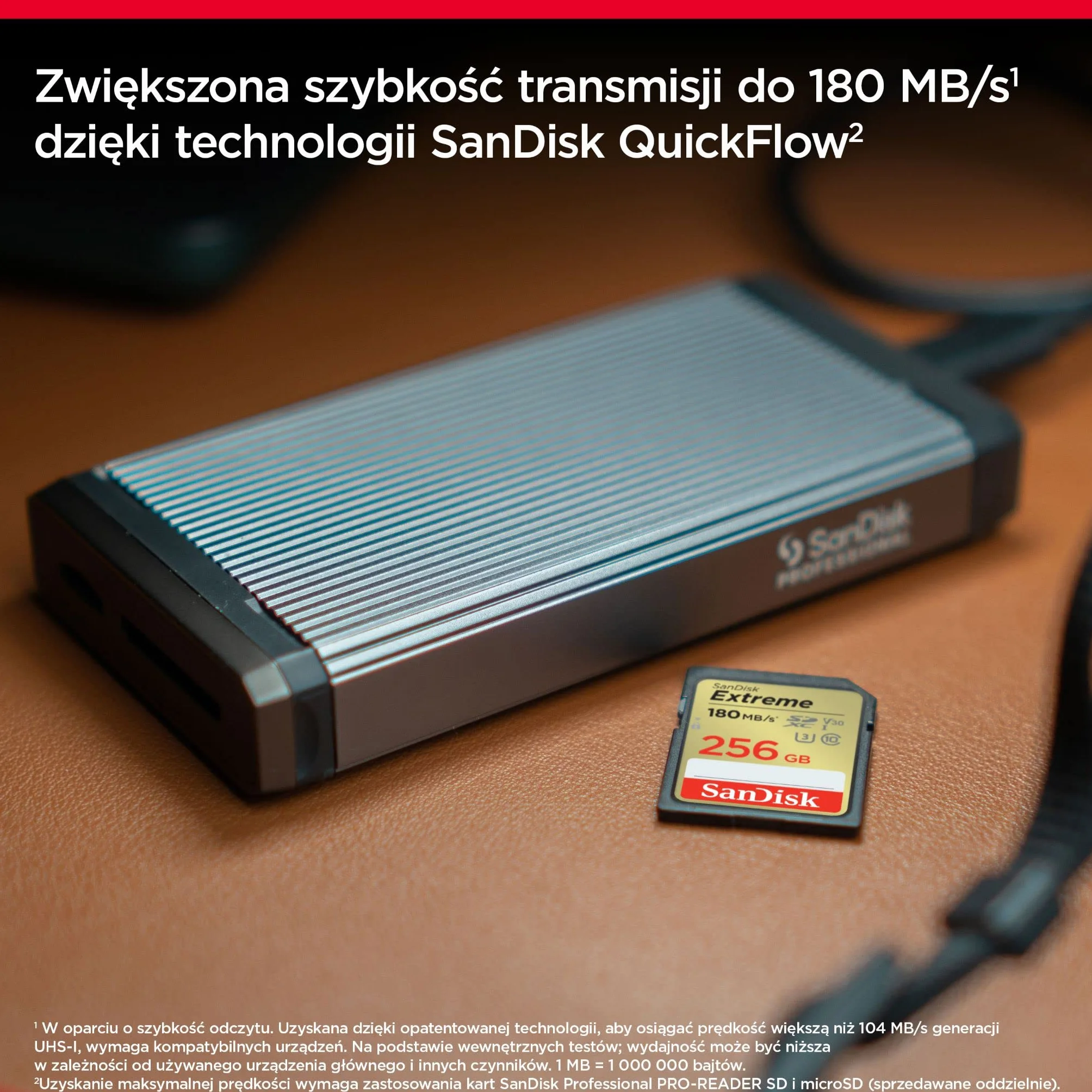 SanDisk SDSDXVV-256G-GNCIN Karta MicroSDXC Extreme Pro 256 GB, Czarny