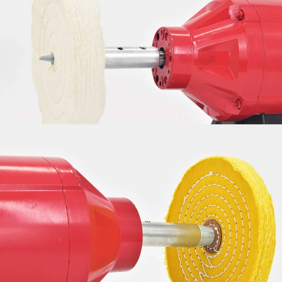 Adapter wrzeciona stożkowego 5/8" Arbor prawa i lewa ręka do szlifierki stołowej z kołem polerskim, 1 para (Metal, Drobny)