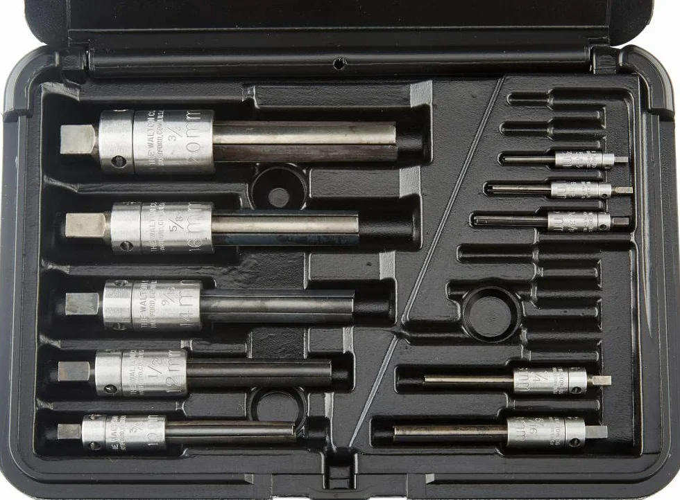 Zestaw wykrętaków do gwintowników ręcznych M3-M20 WALTON COMPANY