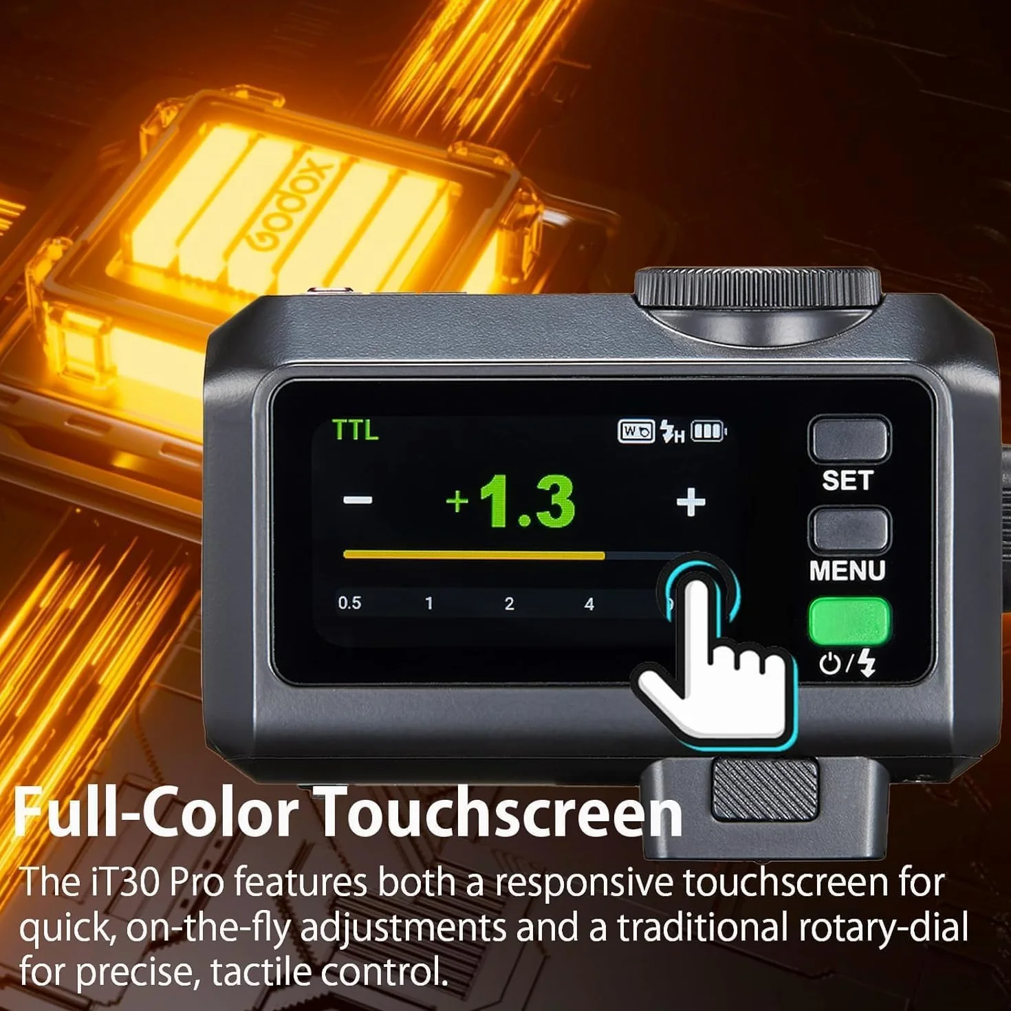 Godox iT30 Pro F TTL Mini lampa błyskowa 2.4G HSS 1/8000 s USB-C dla Fujifilm