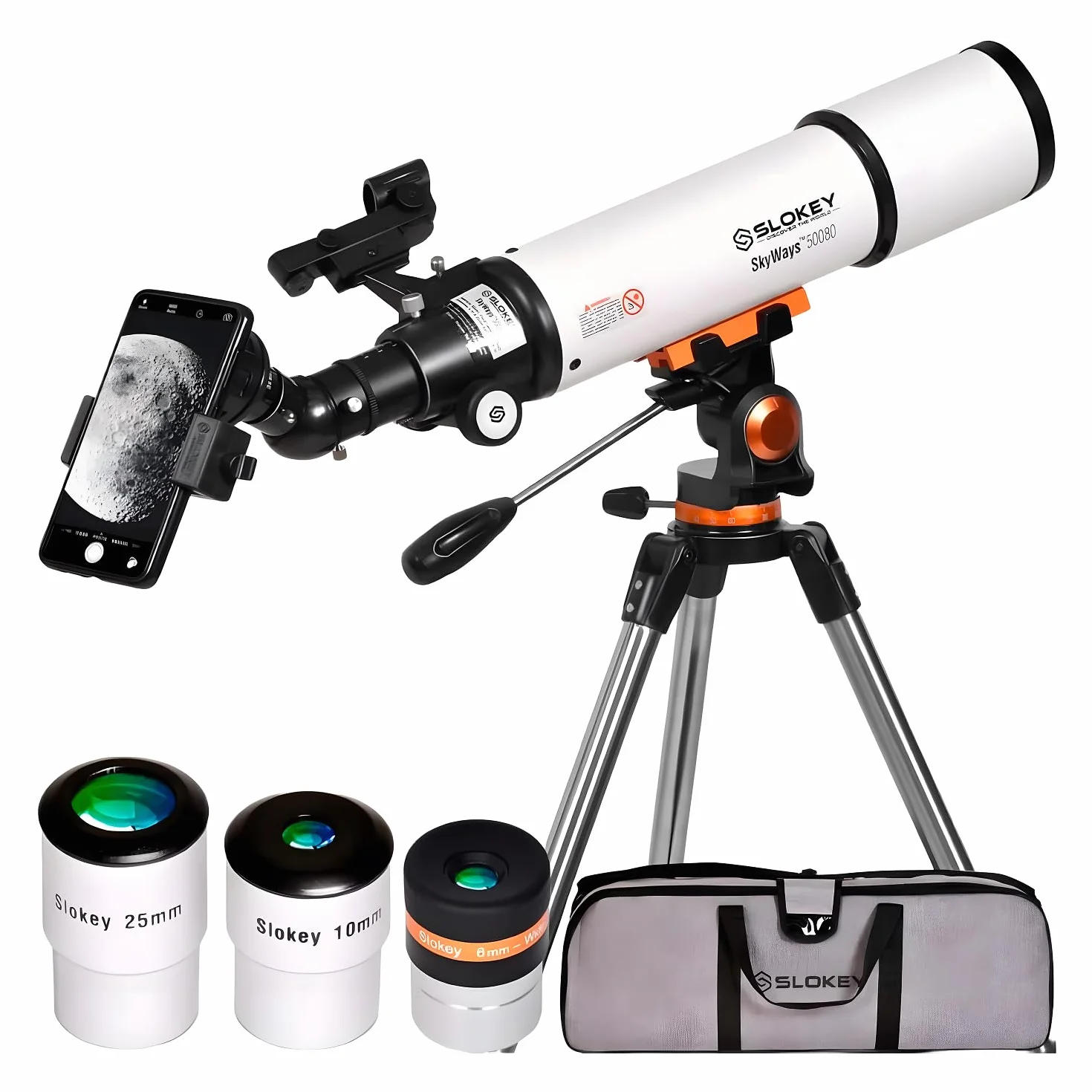 Teleskop astronomiczny 20x250 przenośny do obserwacji księżyca planet gwiazd