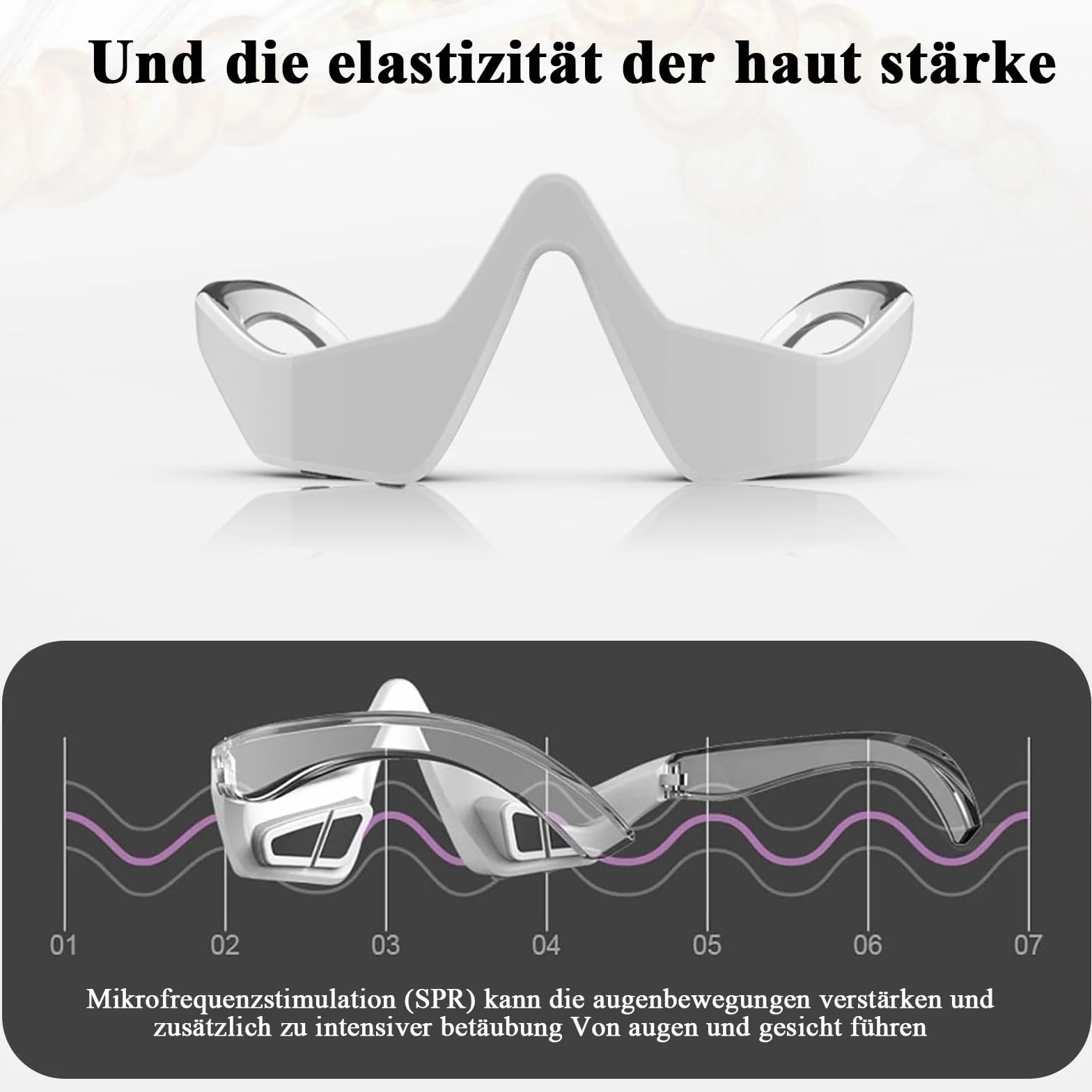 Wibracyjny masażer oczu 3D - elektryczna maska na oczy do łagodzenia obrzęków i suchych oczu, cienie - urządzenie do pielęgnacji oczu i urody