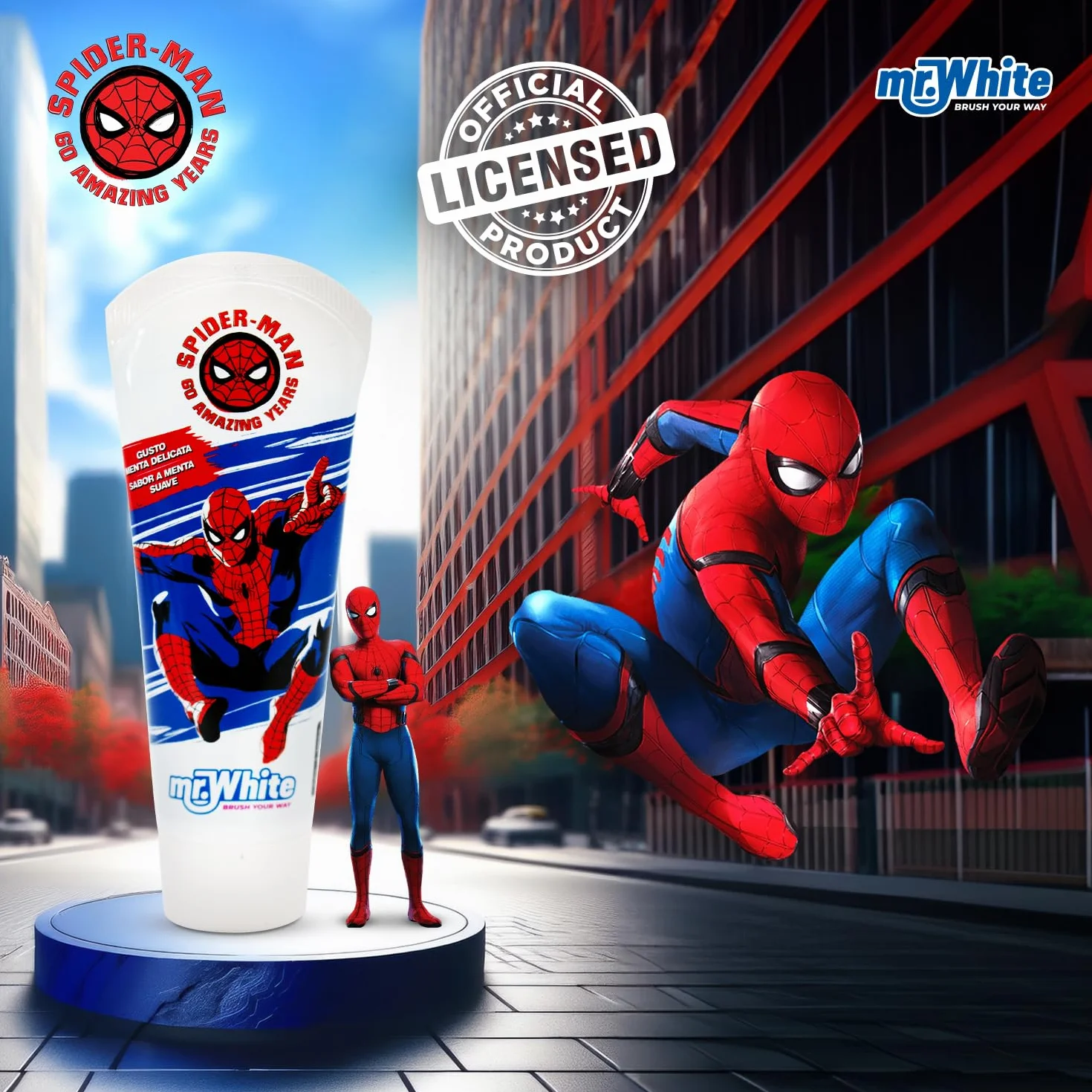 Mr White Jr Spider-Man pasta do zębów