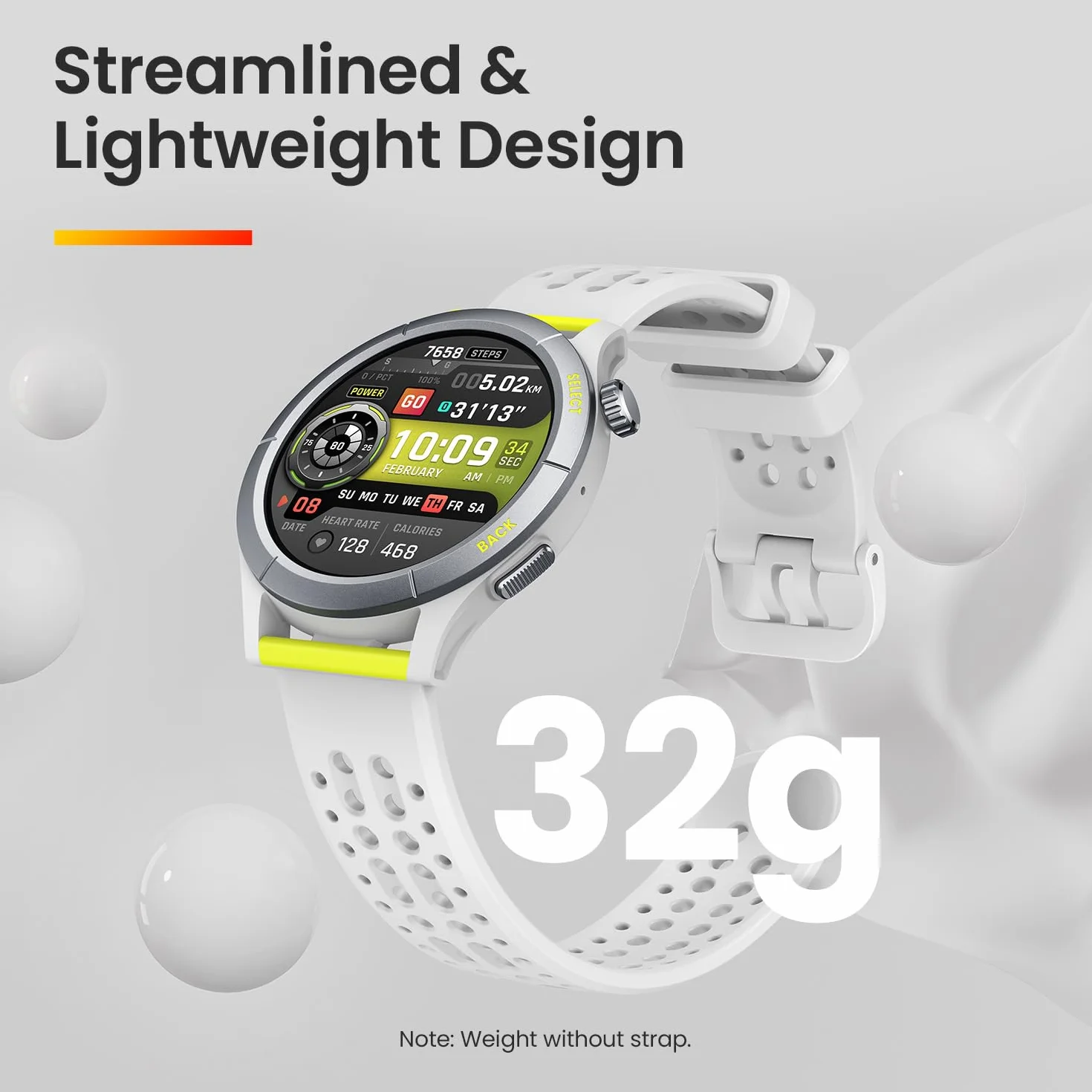 Smartwatch do biegania Amazfit Cheetah 47 mm z dwuzakresowym GPS