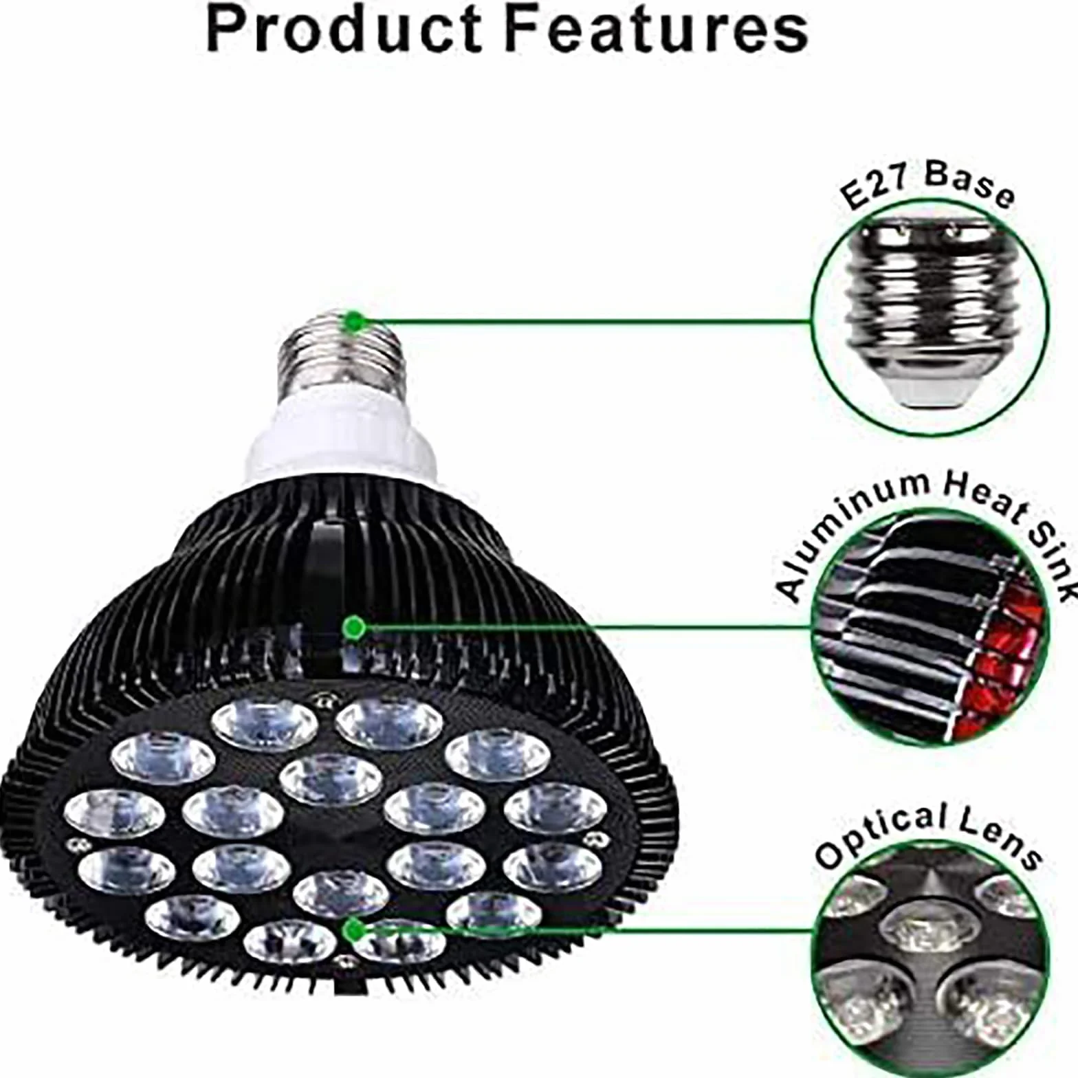Lampa Do Opalania Twarzy LED, Lampy Opalające Do Domu (4,7 Cala * 4,8 Cala), 660 Nm (czerwone Światło) / 850 Nm (NIR), IP20, Rozpraszanie Ciepła, Do Pielęgnacji Twarzy,A