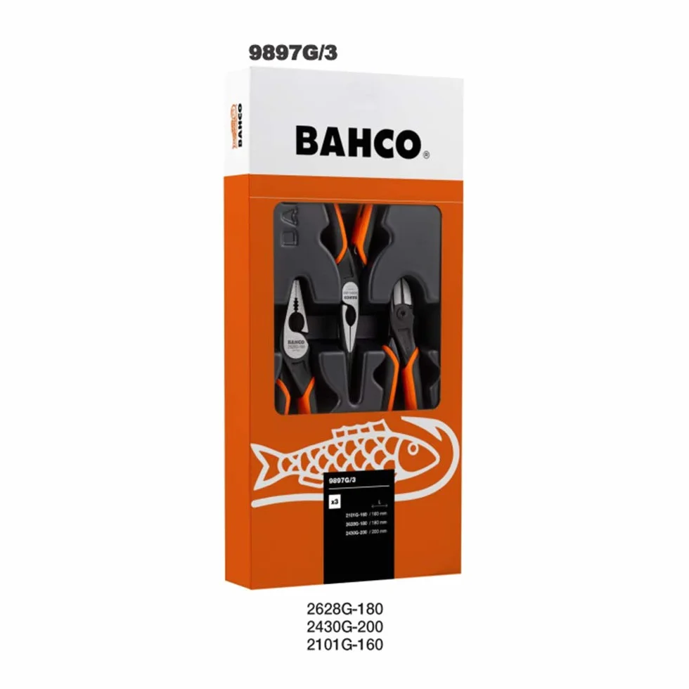Uniwersalny zestaw szczypiec ERGO™ (3-częściowy) marka BAHCO
